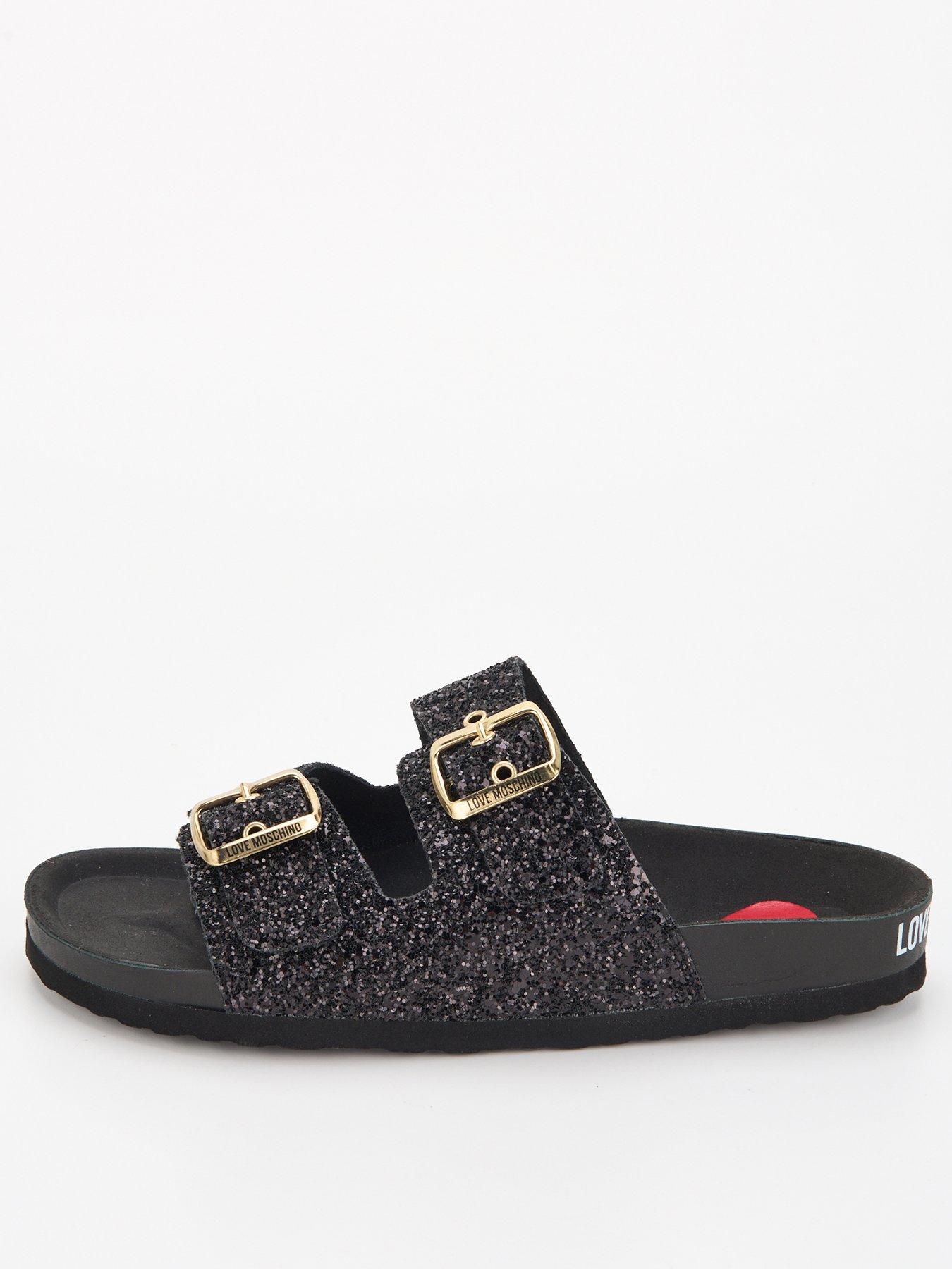 Love moschino quilted online slides