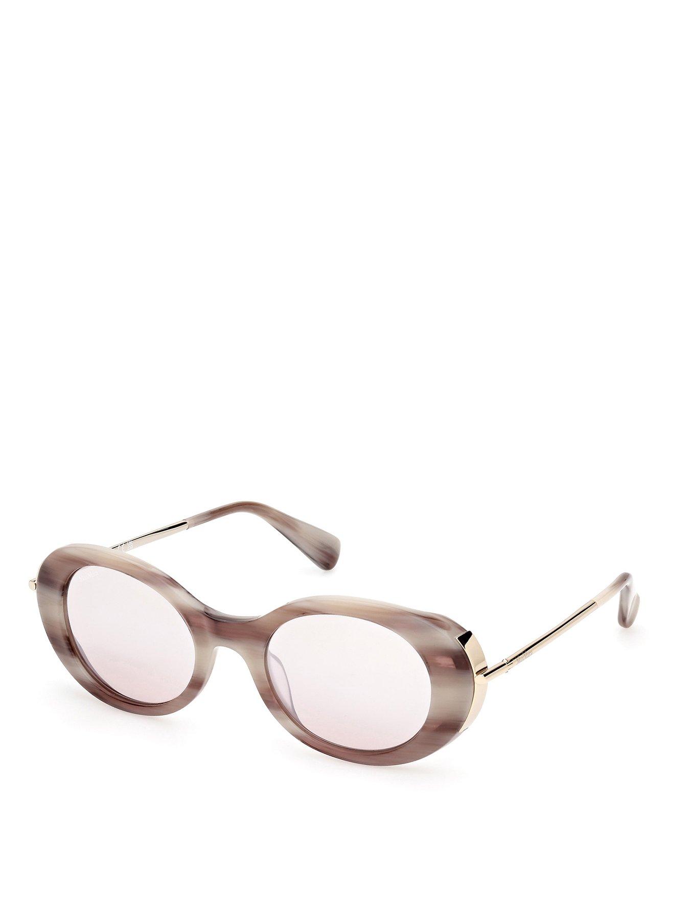 max-mara-max-mara-beige-horn-round-sunglasses