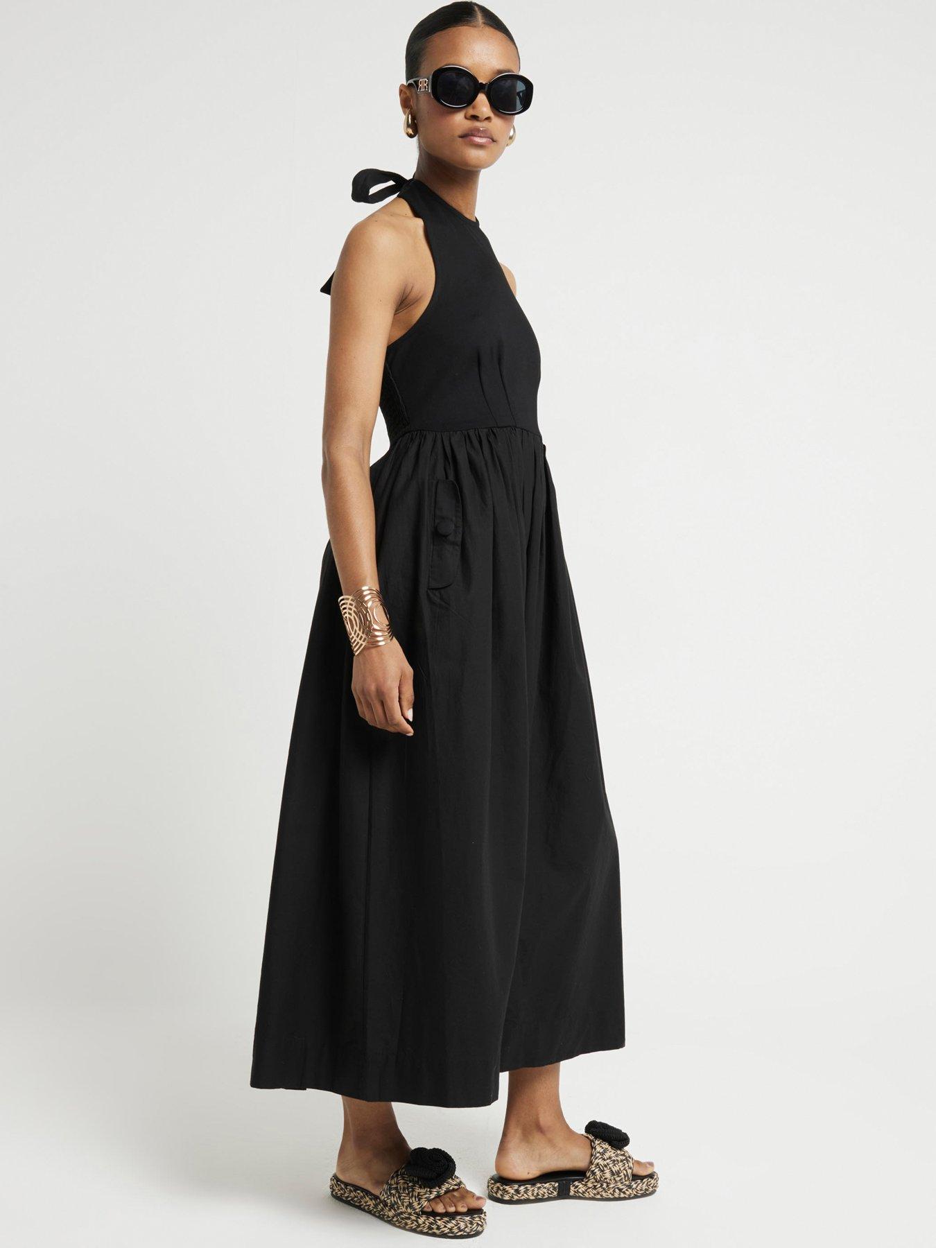 river-island-hybrid-midi-dress-blackback