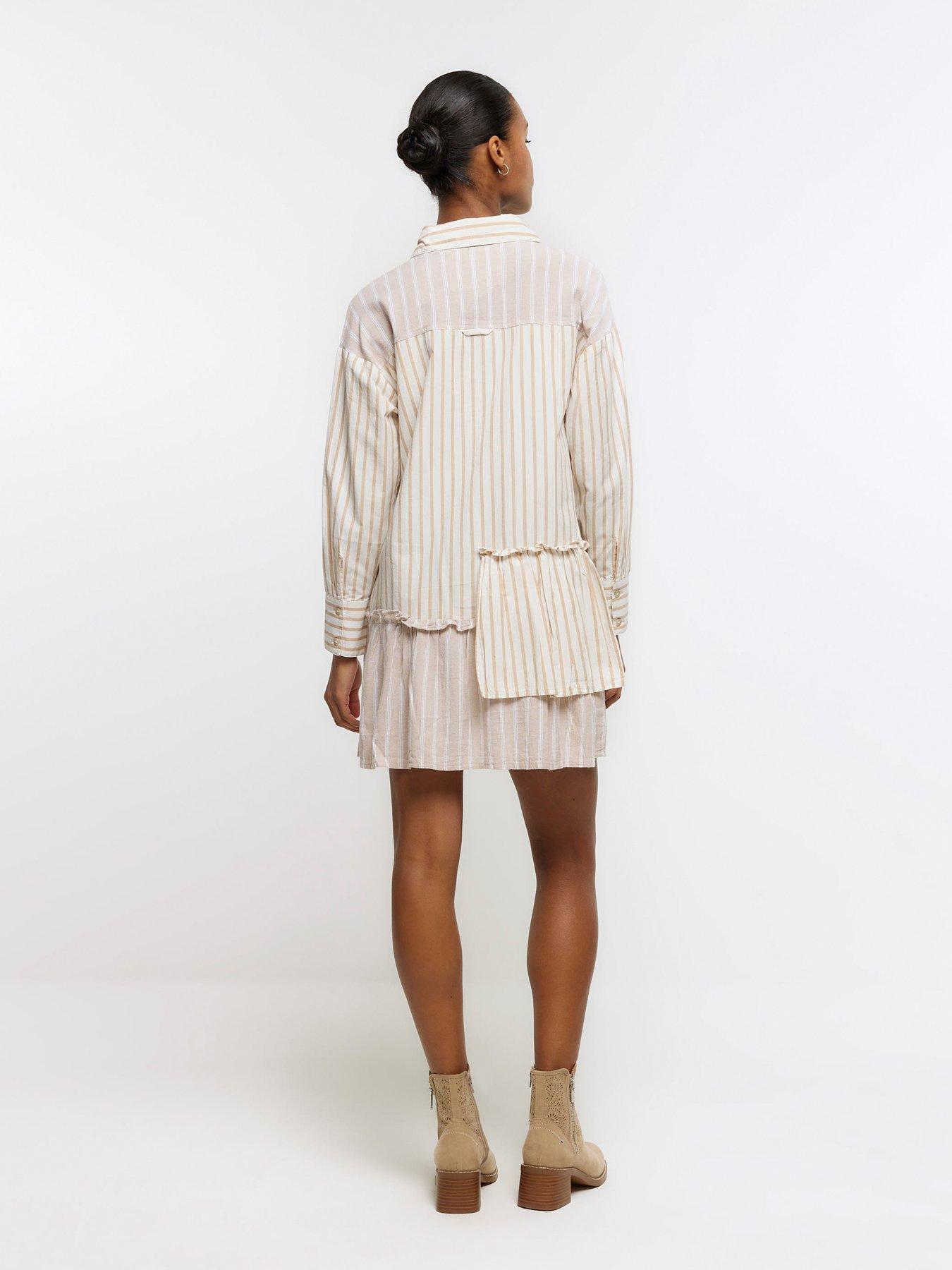 river-island-asymmetric-linen-shirt-dress-beigestillFront