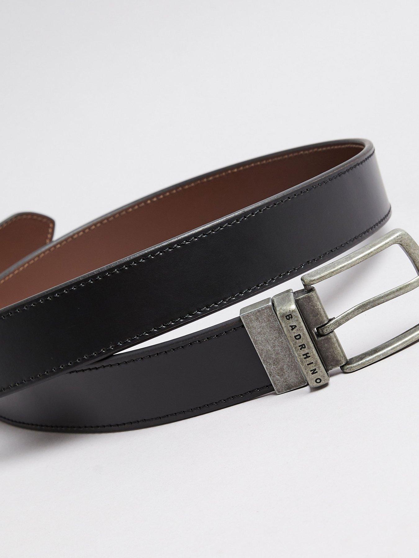 Image 3 of 3 of BadRhino Reversible Leather Belt -&nbsp;Black