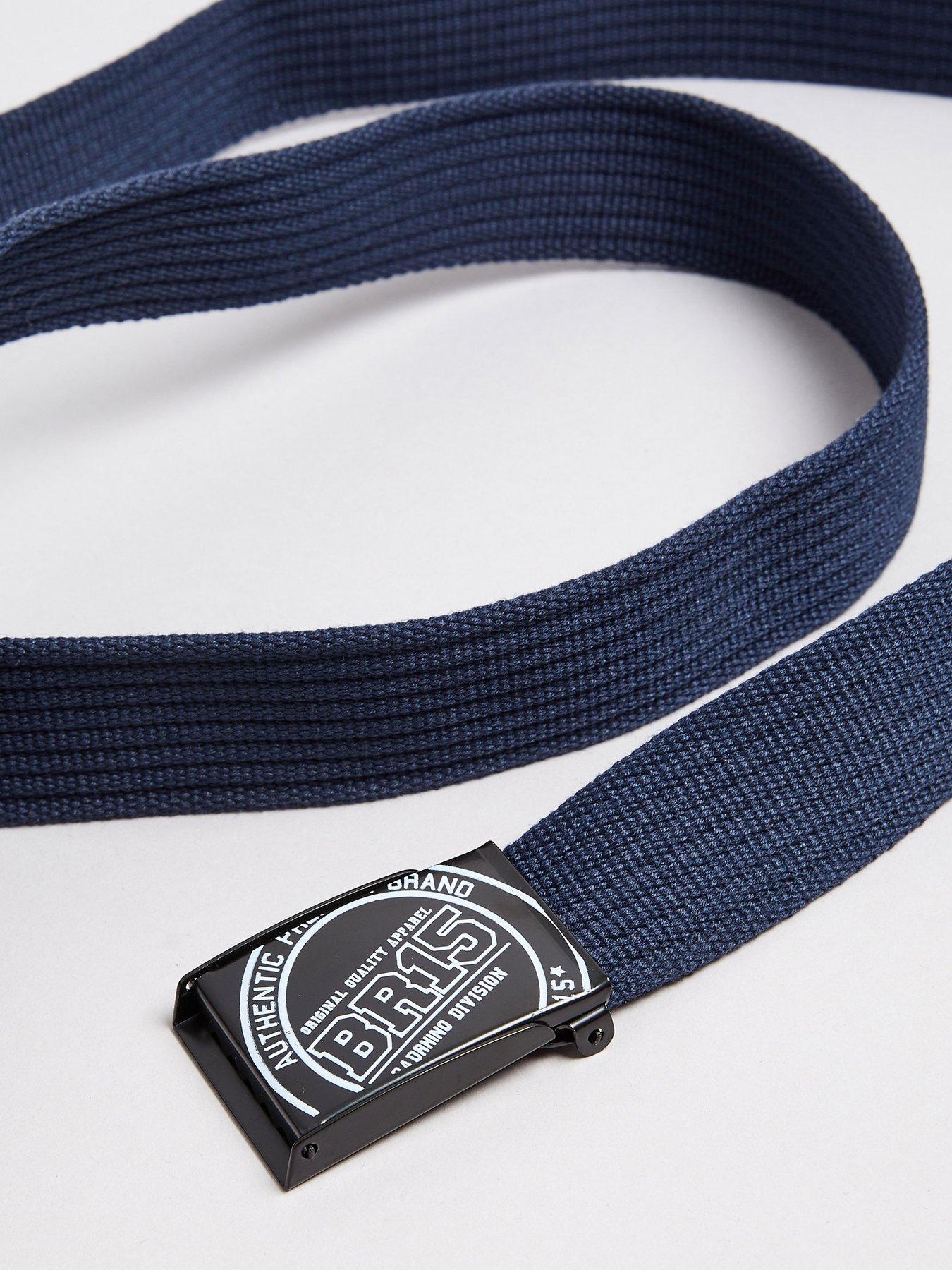 Image 3 of 3 of BadRhino Badrhino Ribbed Webbing Belt Navy