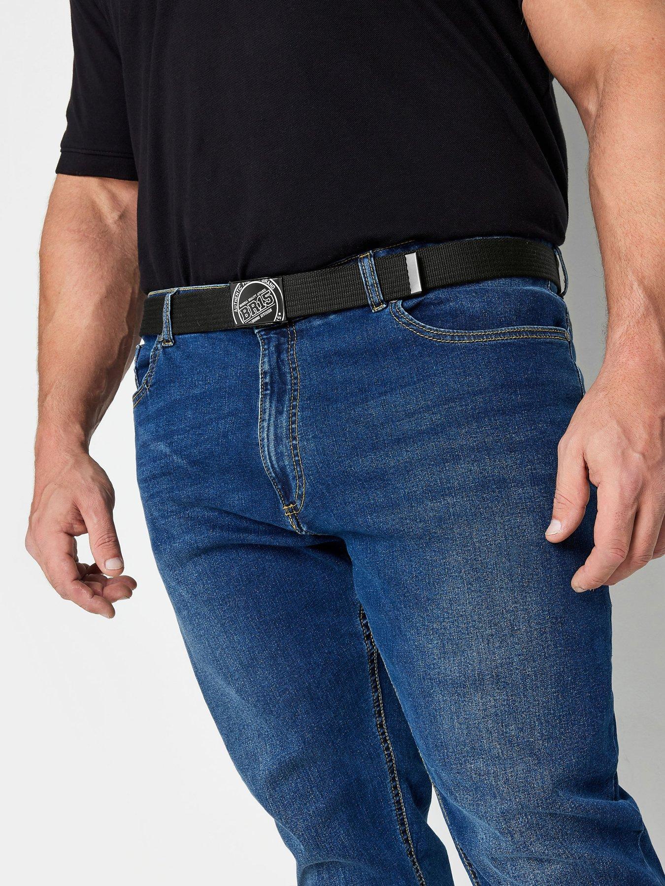 Image 2 of 3 of BadRhino Badrhino Ribbed Webbing Belt Black