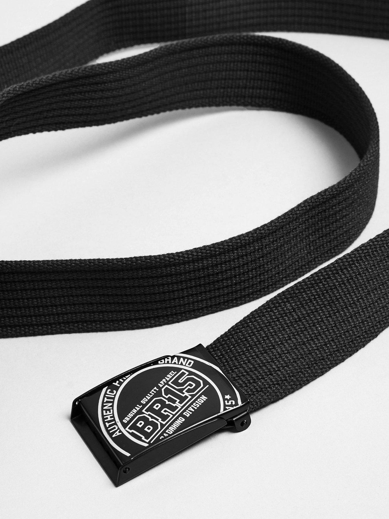 Image 3 of 3 of BadRhino Badrhino Ribbed Webbing Belt Black