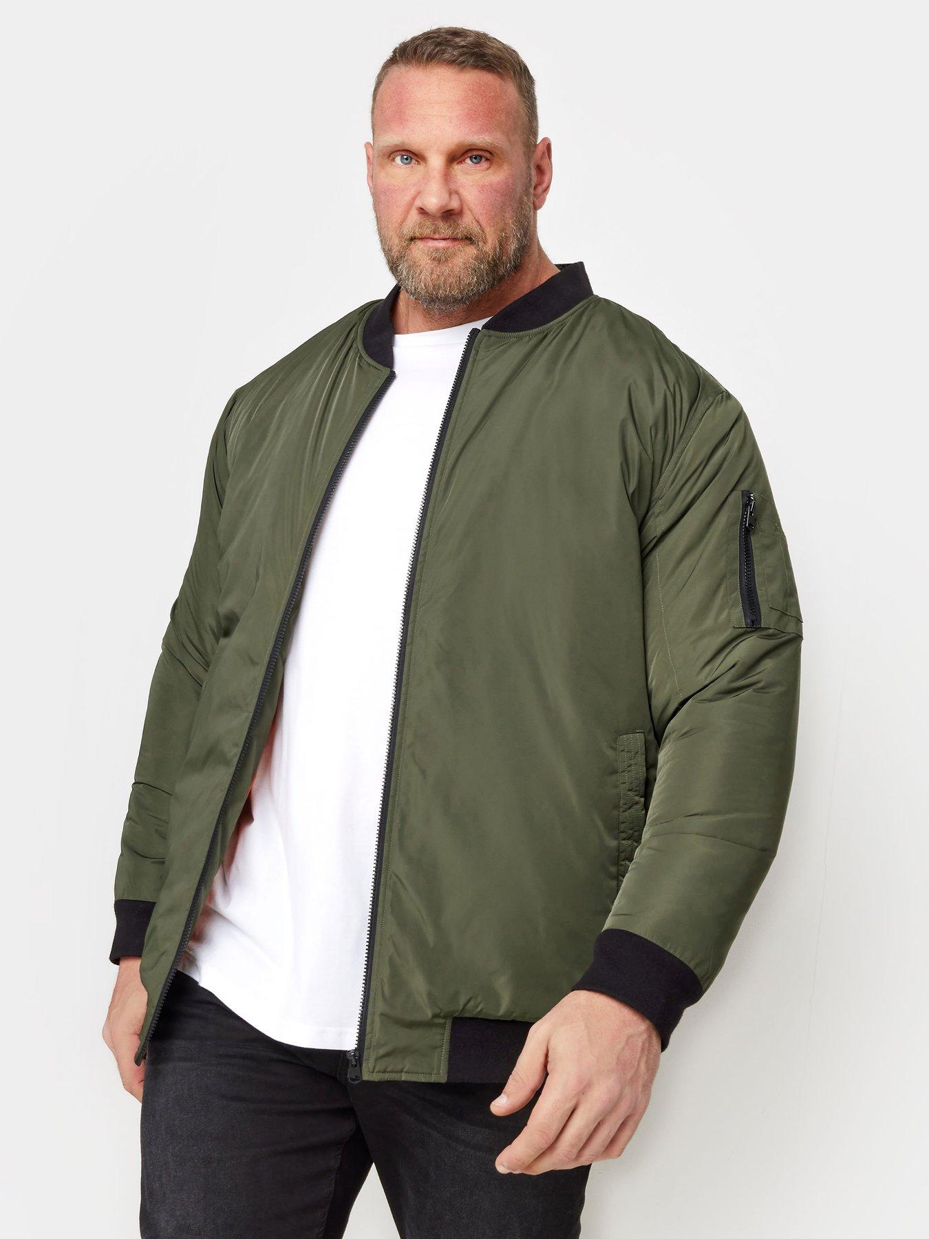 undefined Badrhino Bomber Jacket Khaki