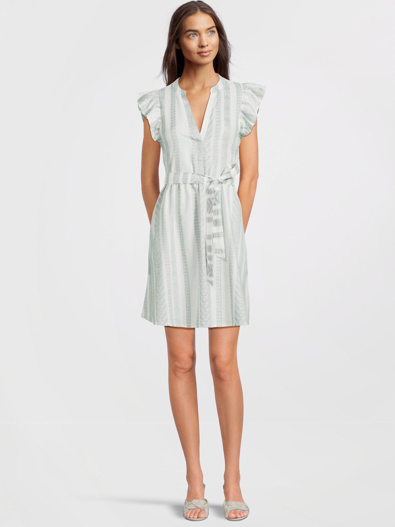 jdy-tie-waist-frill-shoulder-mini-dress-whiteback