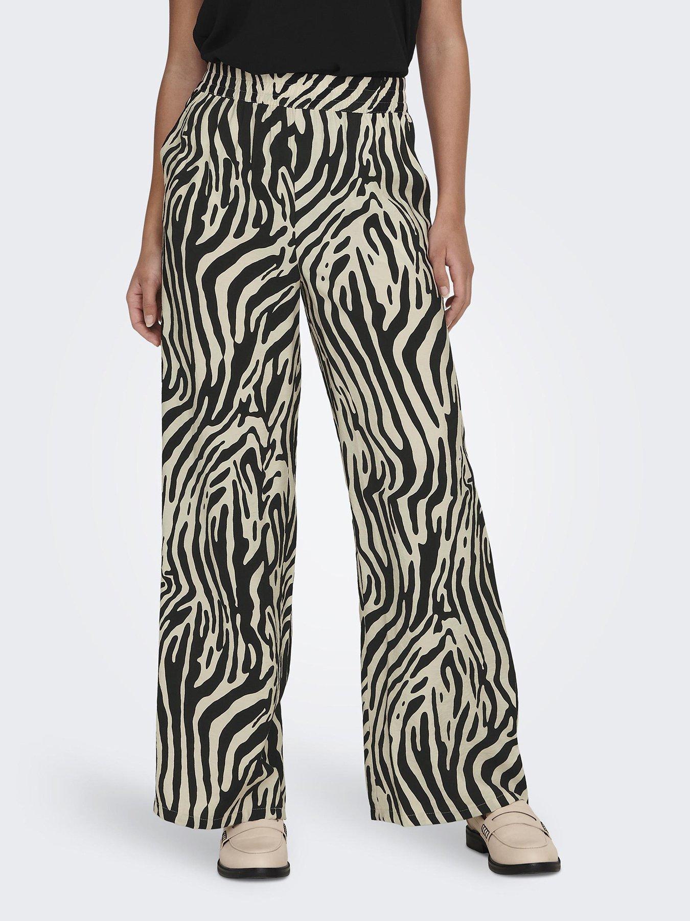 jdy-zebra-print-wide-leg-trousers-blackwhite