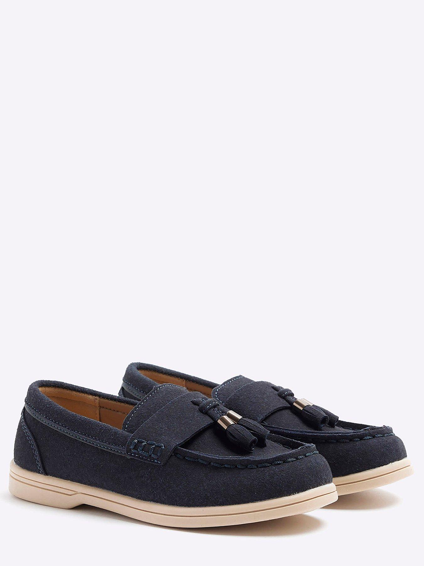 river-island-boys-suedette-tassel-loafers-navystillFront