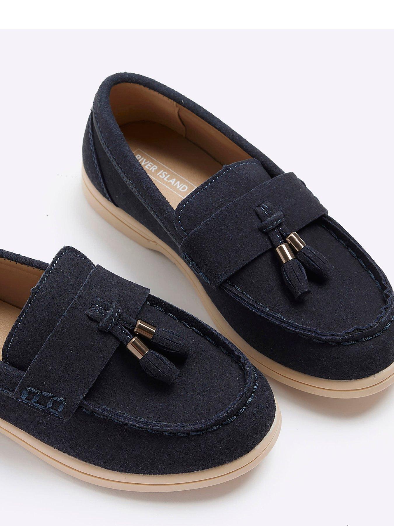 river-island-boys-suedette-tassel-loafers-navydetail