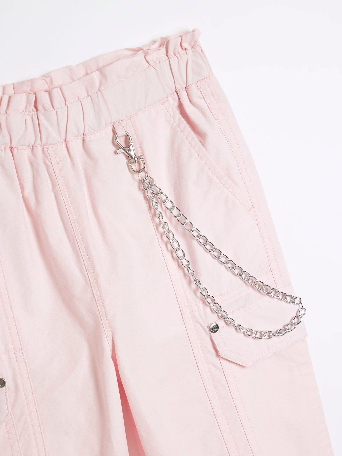 river-island-girls-papertouch-cargo-trousers-pinkdetail