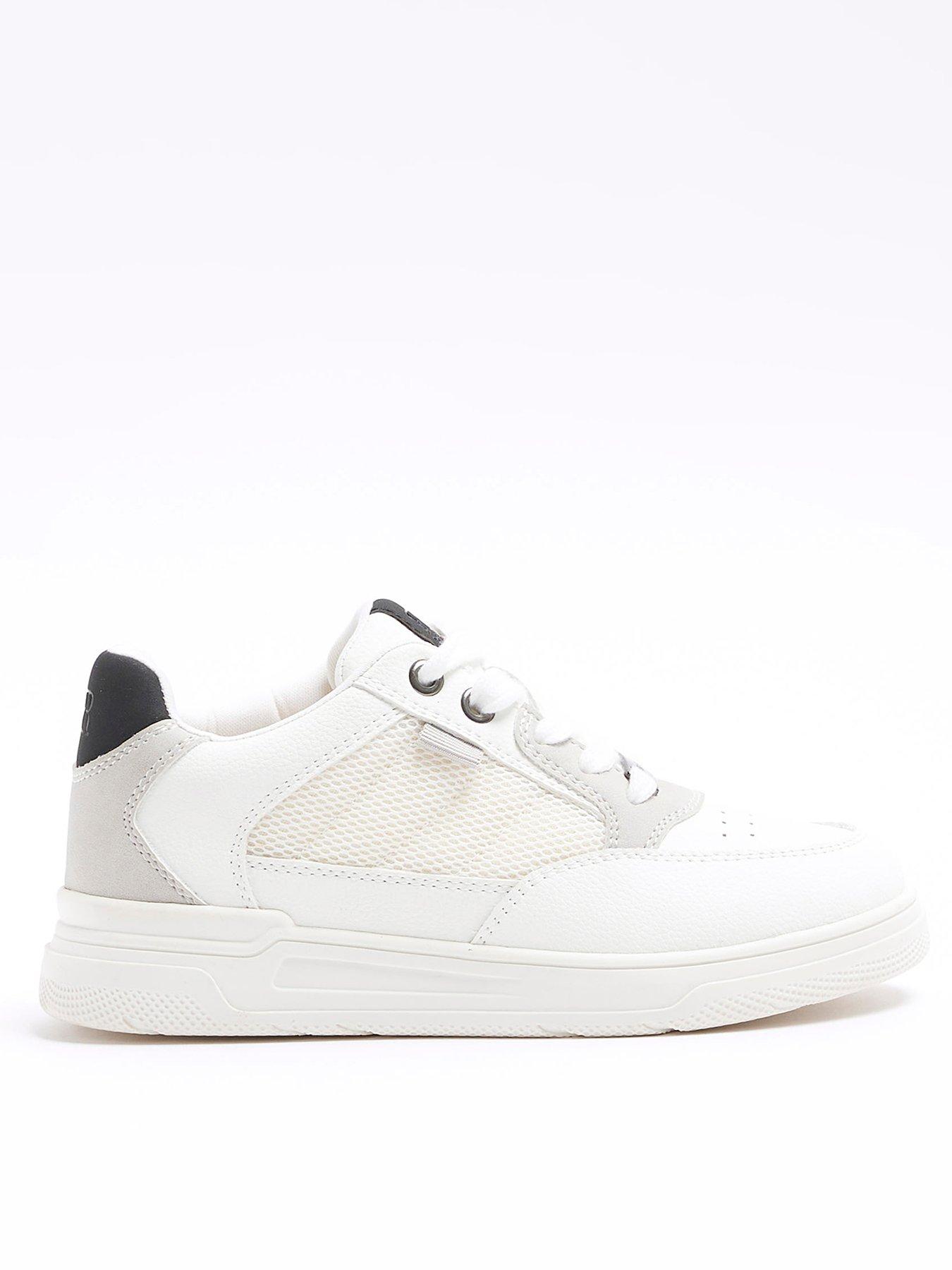 river-island-boys-mesh-panel-trainers-white