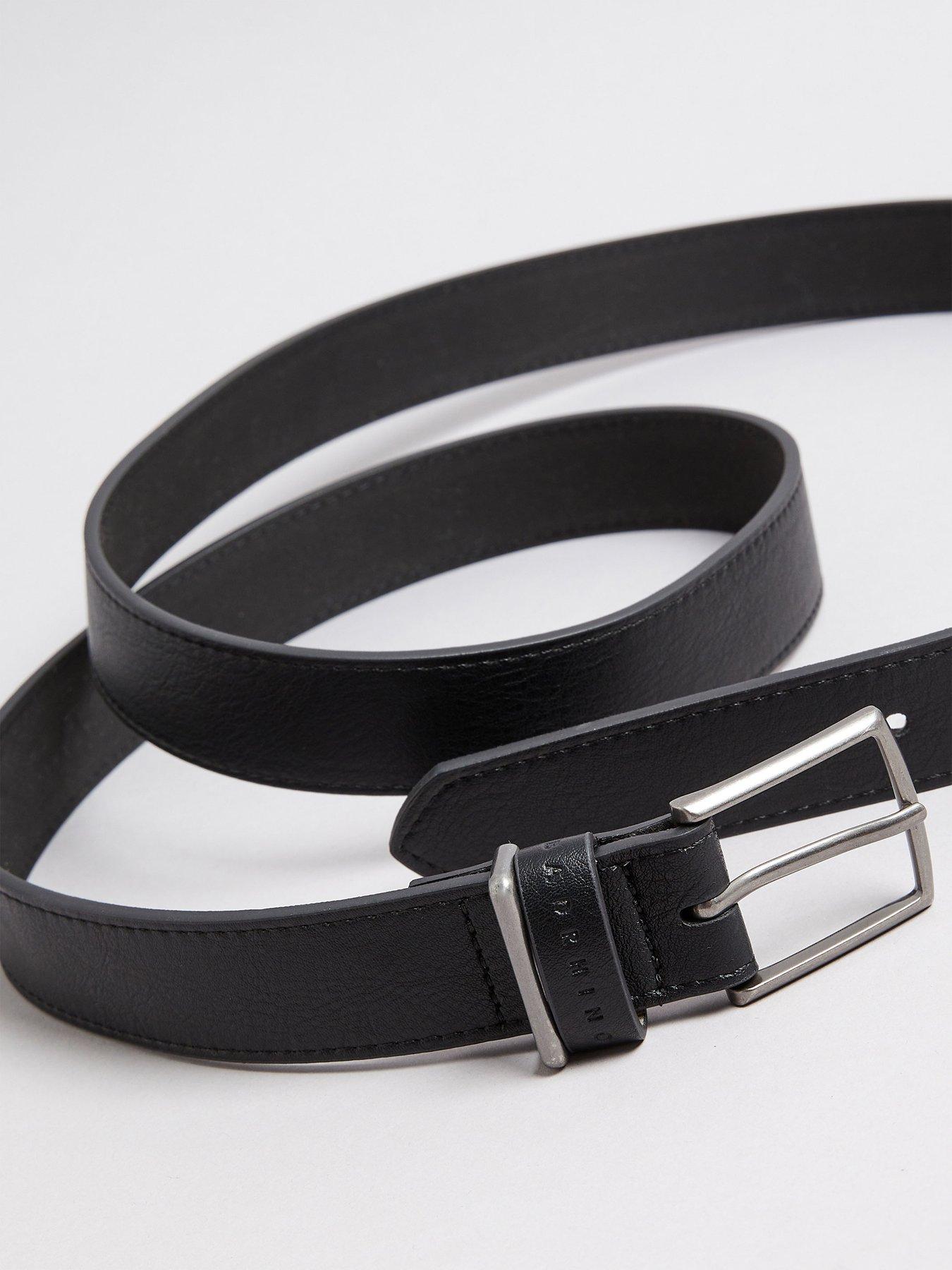 Image 3 of 3 of BadRhino Badrhino Pu Bonded Leather Belt Black