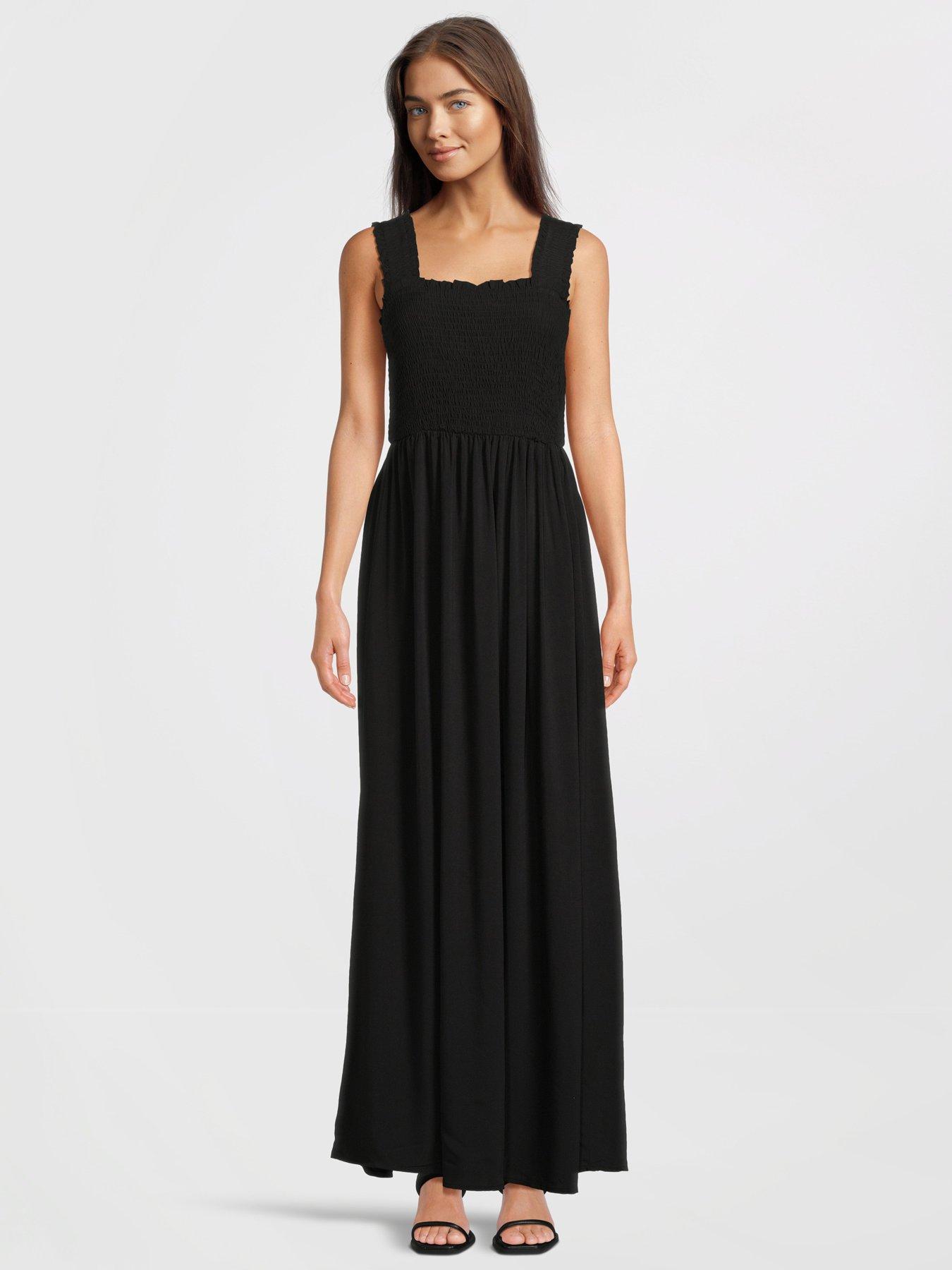 jdy-ruched-maxi-dress-black