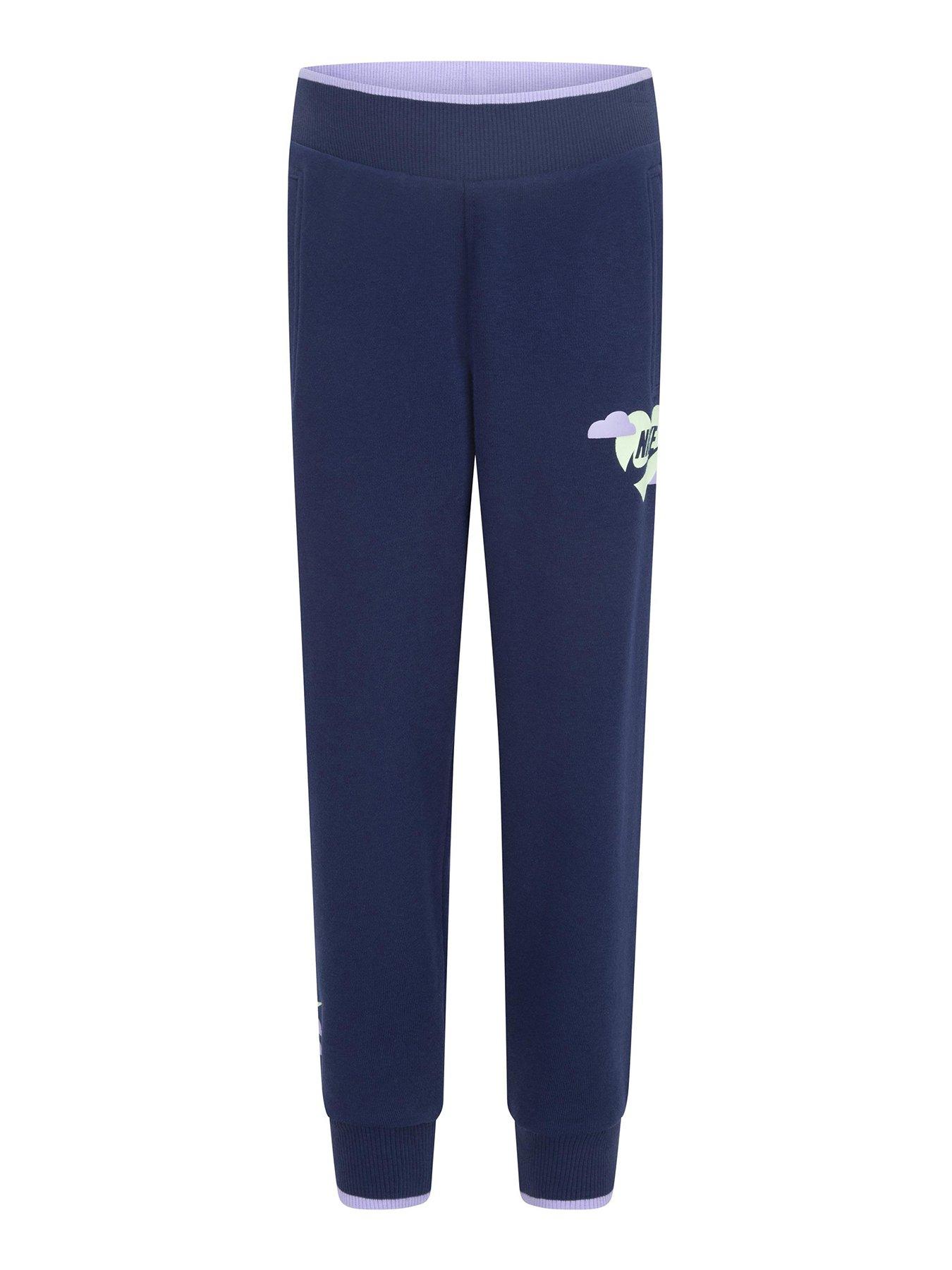 Nike Kids Girls Sweet Swoosh Jogger - Navy