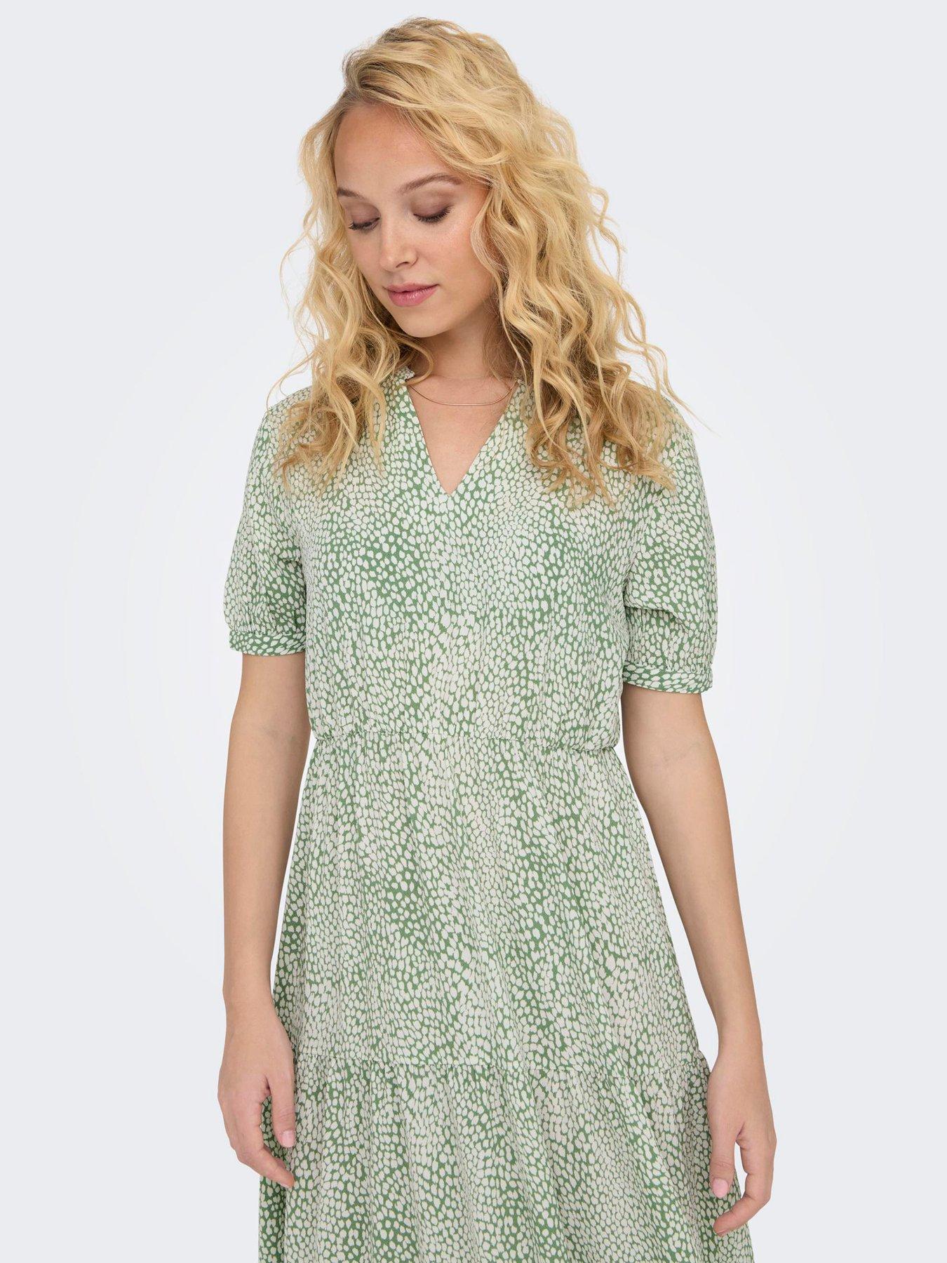 jdy-short-sleeve-v-neck-maxi-dress-greendetail