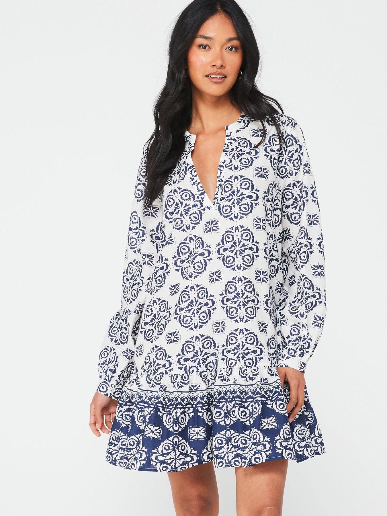 jdy-printed-mini-dress-nbsp--whitefront