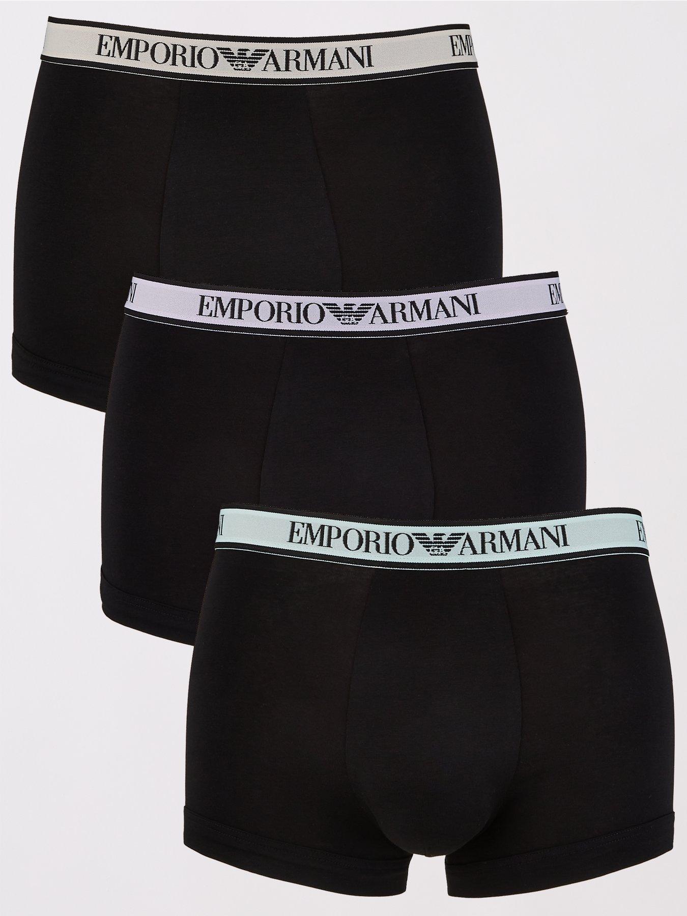 Emporio Armani Bodywear Core Logoband 3 Pack Trunks