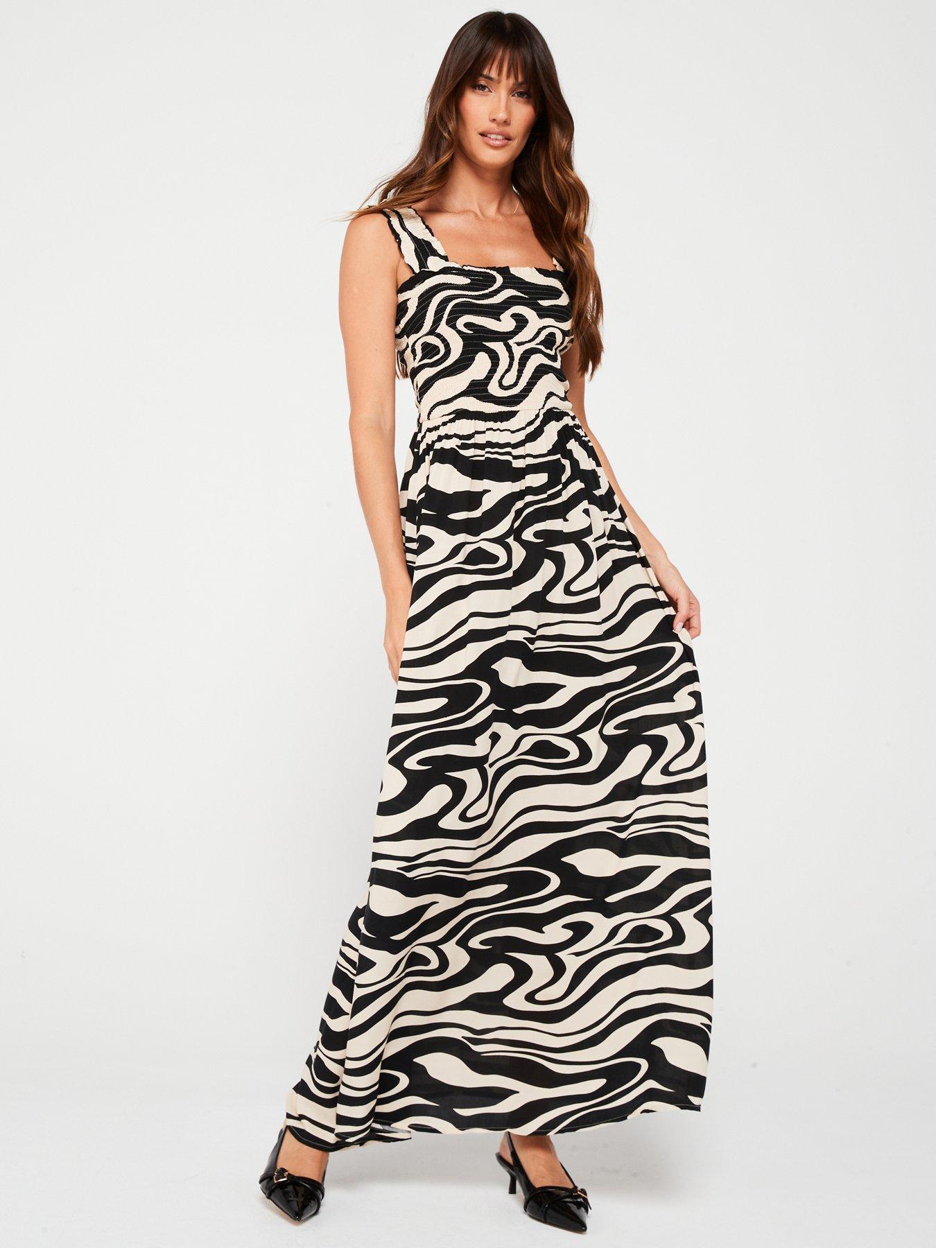 jdy-printed-maxi-dress-black