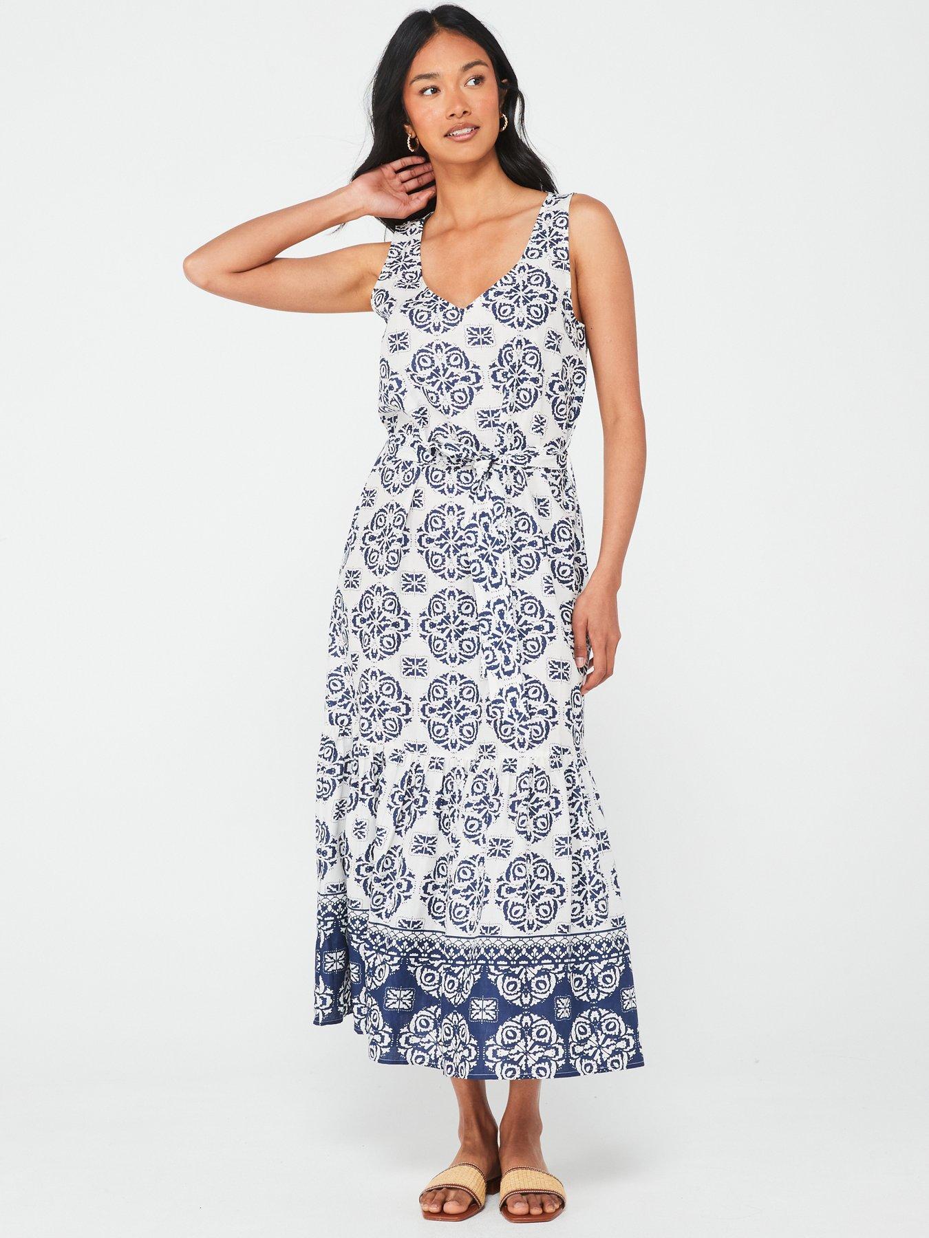 jdy-printed-midi-dress--white