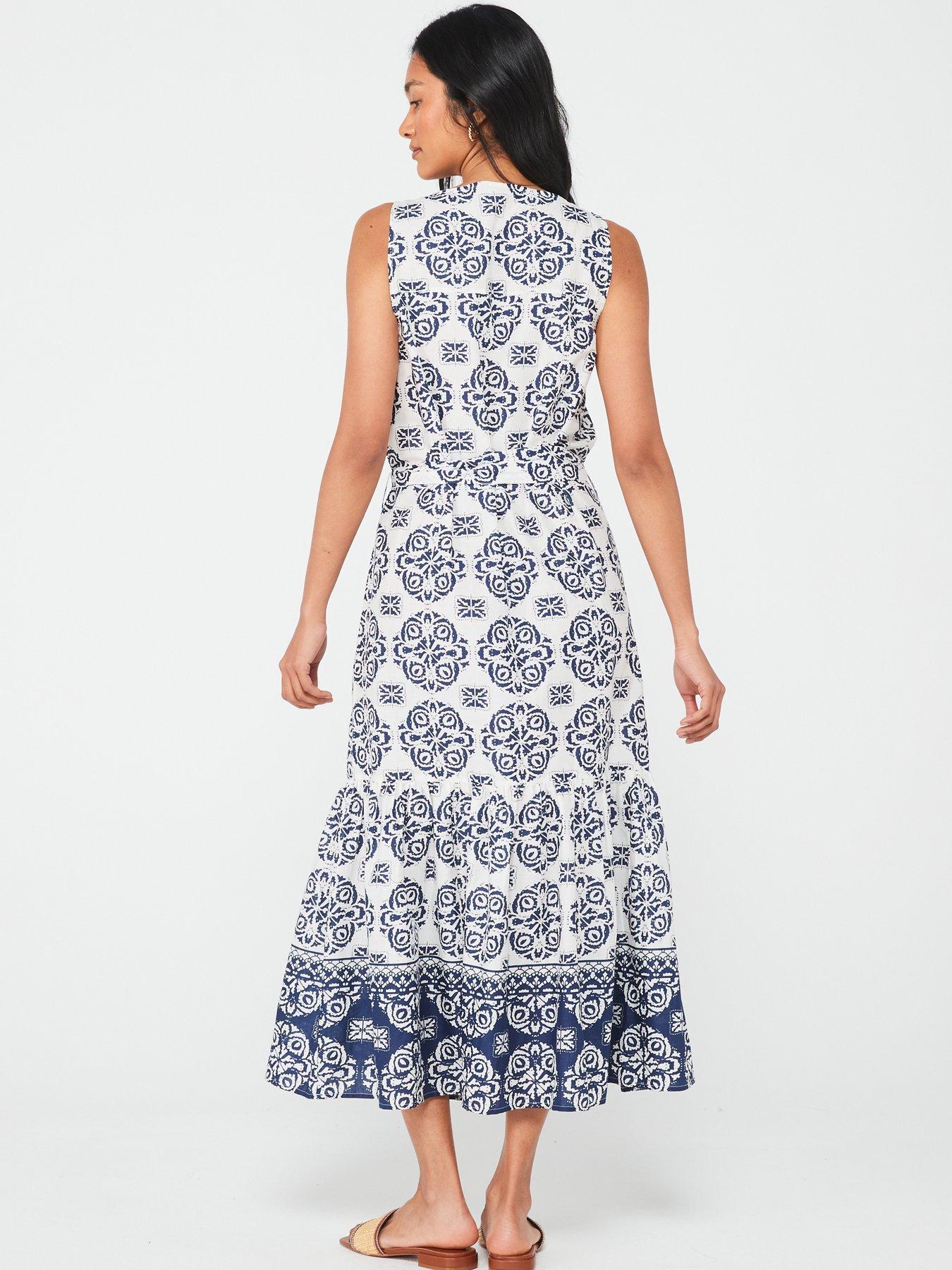 jdy-printed-midi-dress--whitestillFront