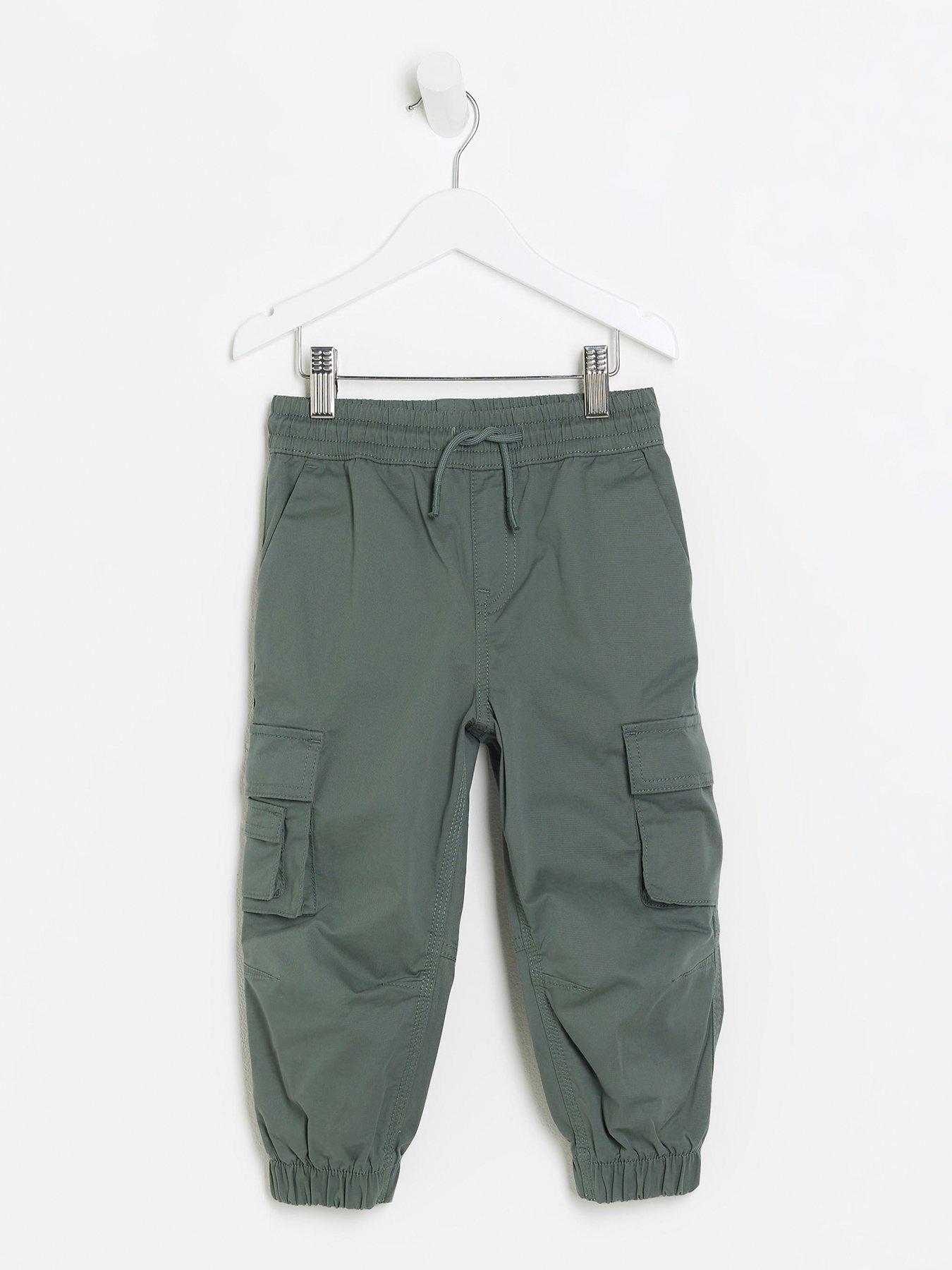 river-island-mini-mini-boys-cargo-trousers-green