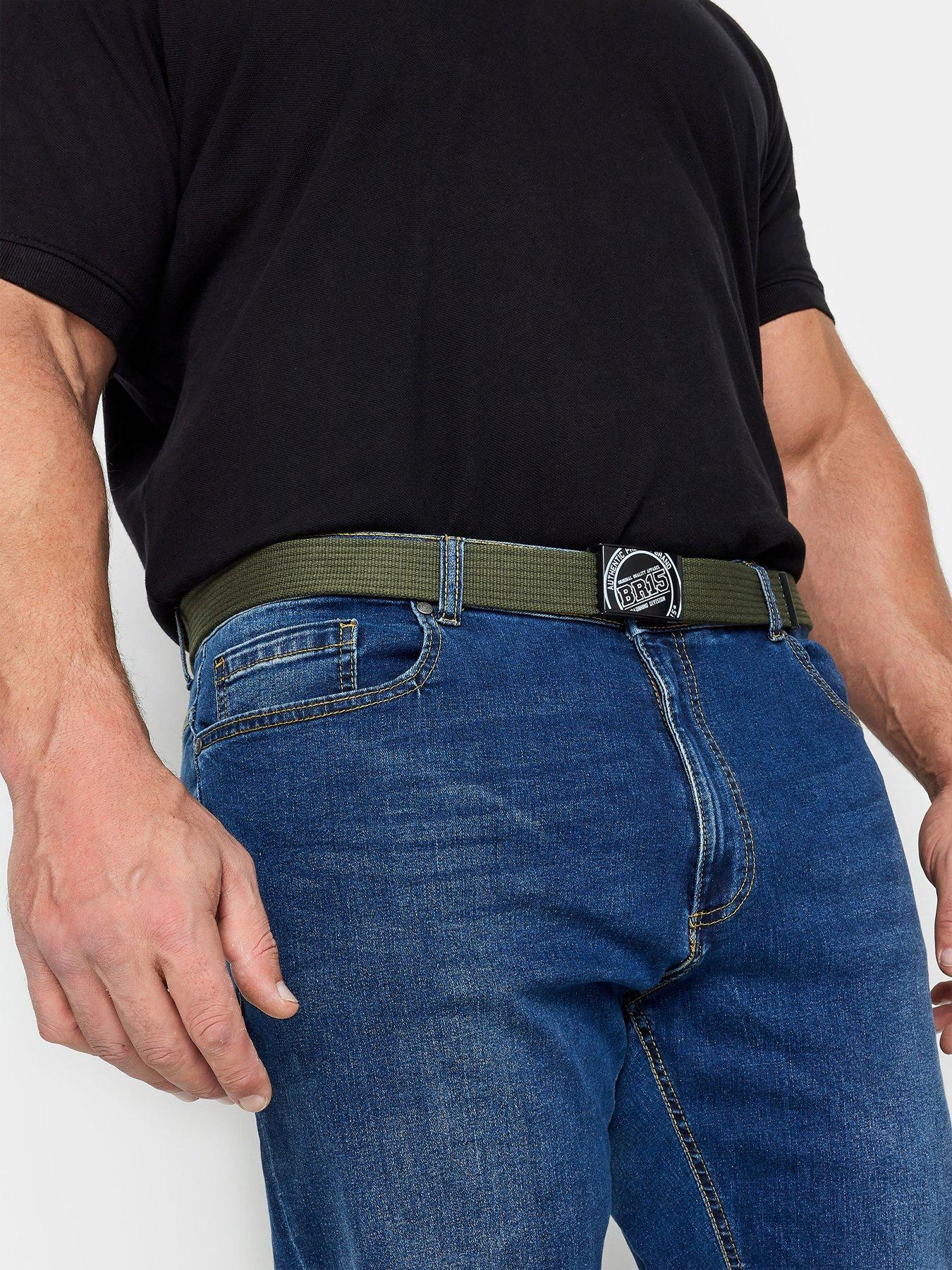 badrhino-badrhino-ribbed-webbing-belt-olivestillFront