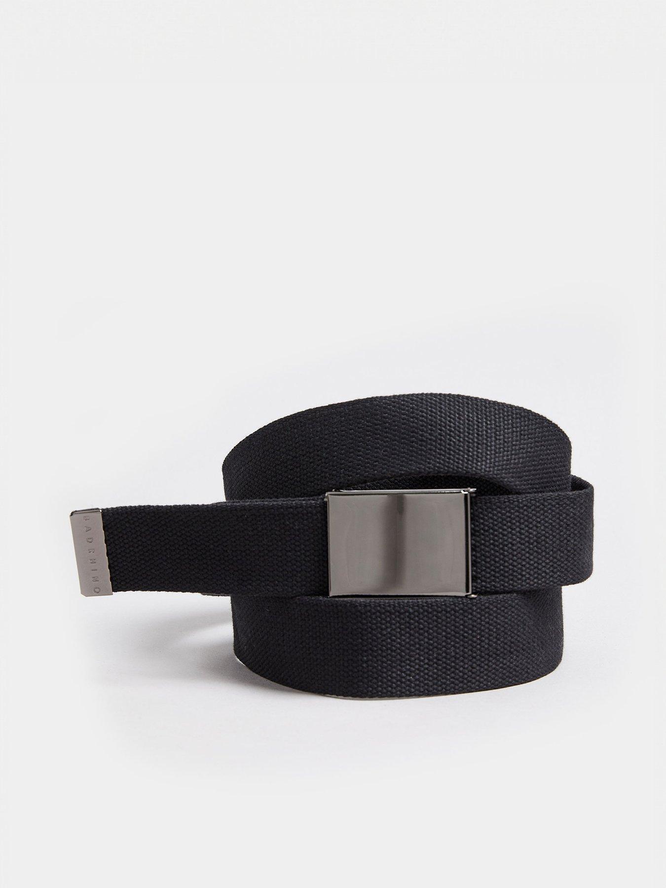 BadRhino Canvas Webbing Belt - Black