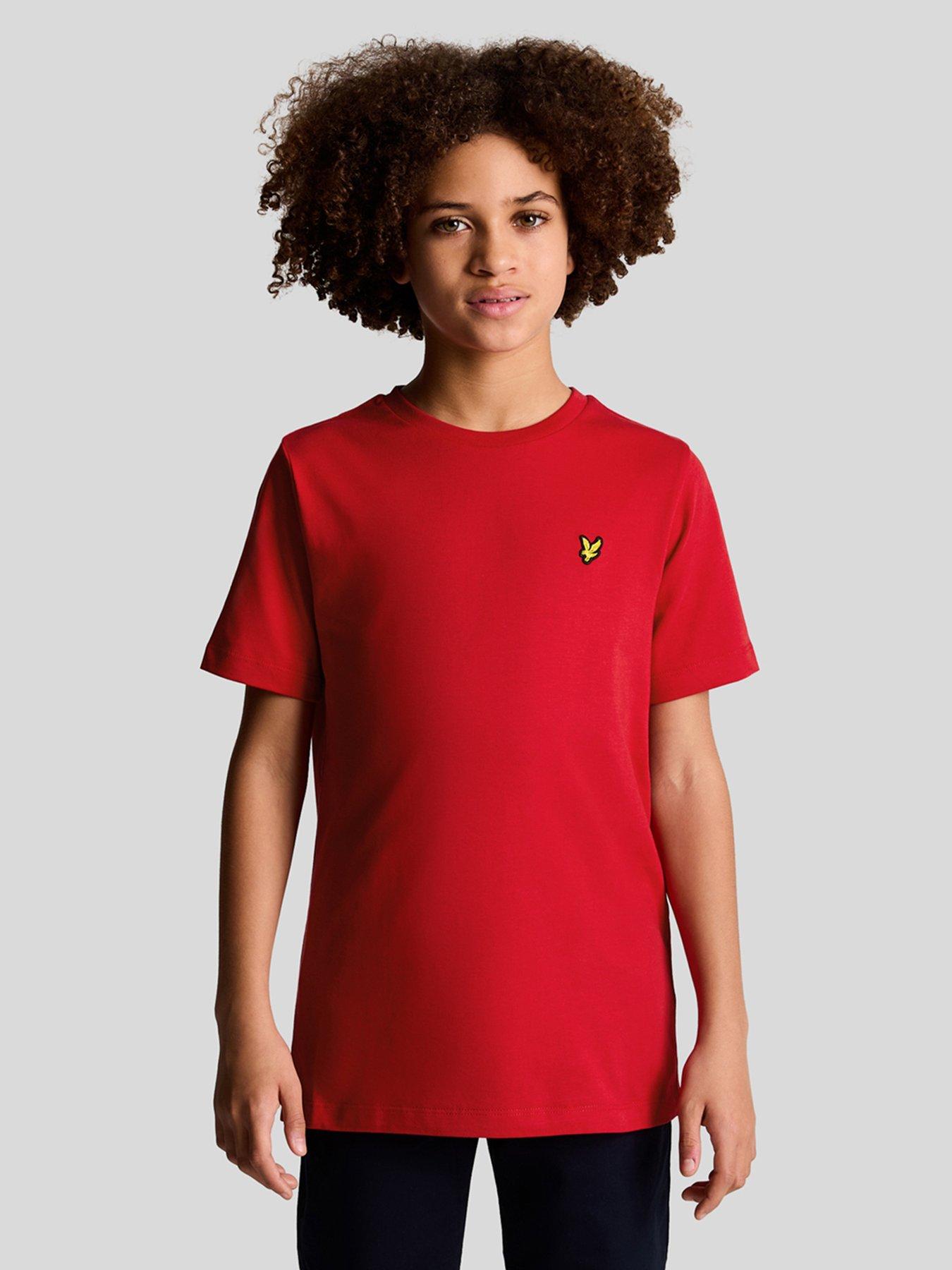 lyle-scott-boys-short-sleeve-t-shirt-gala-redstillFront