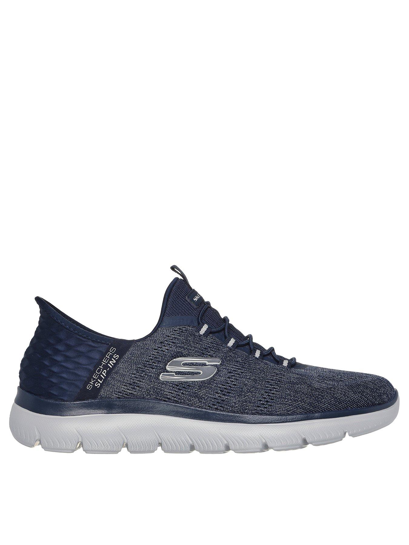 Image 1 of 5 of Skechers Skechers Summits Key Pace Slip-Ins Trainers - Navy