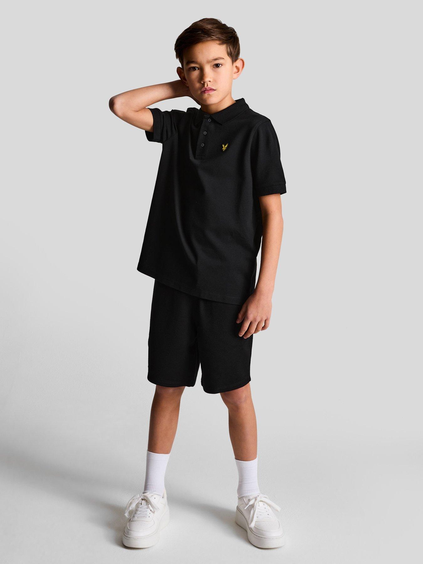 lyle-scott-boys-short-sleeve-polo-shirt-blackoutfit