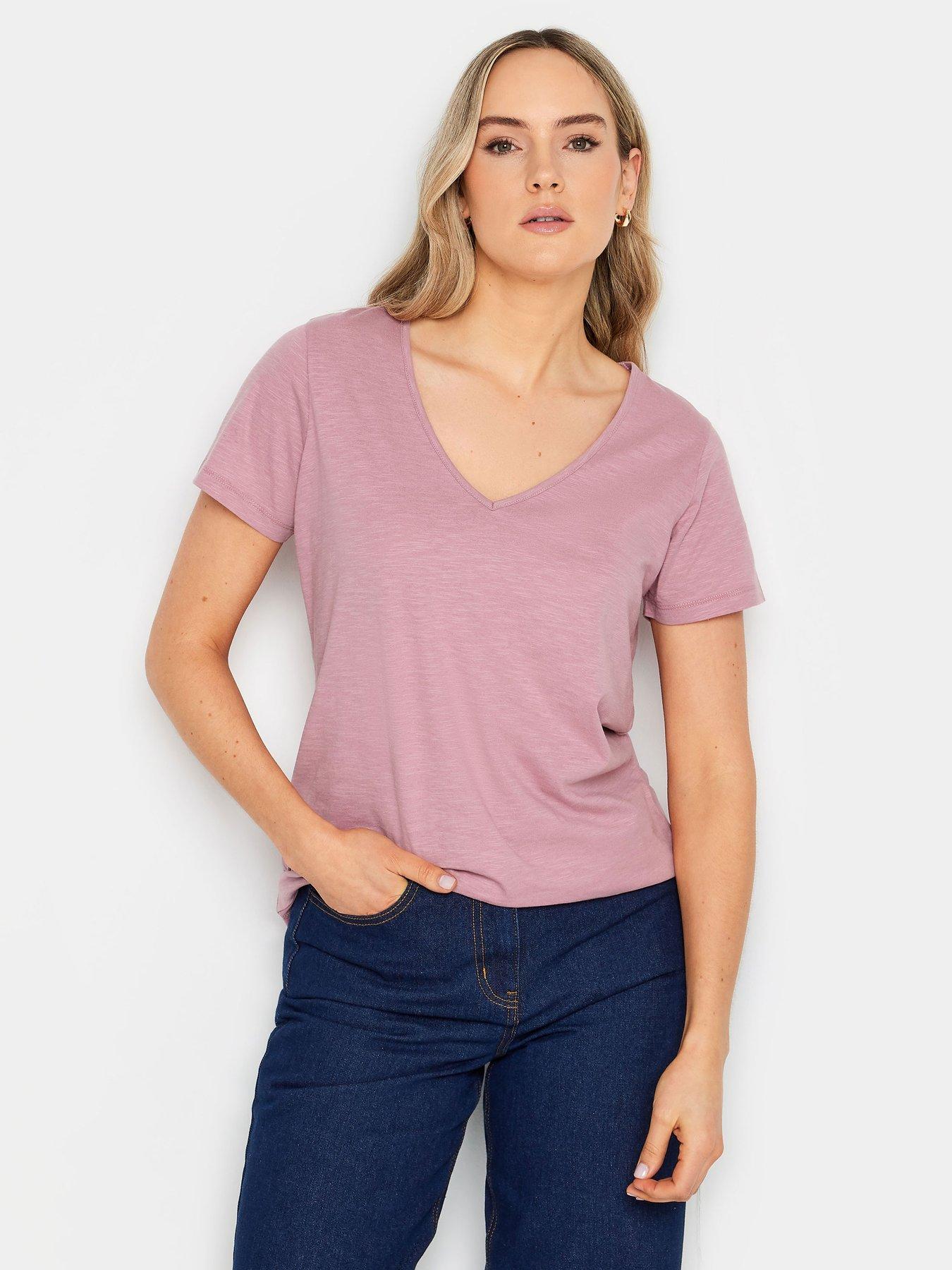 long-tall-sally-tall-3-pack-short-sleeve-v-neck-tee-sage-pink-blueback