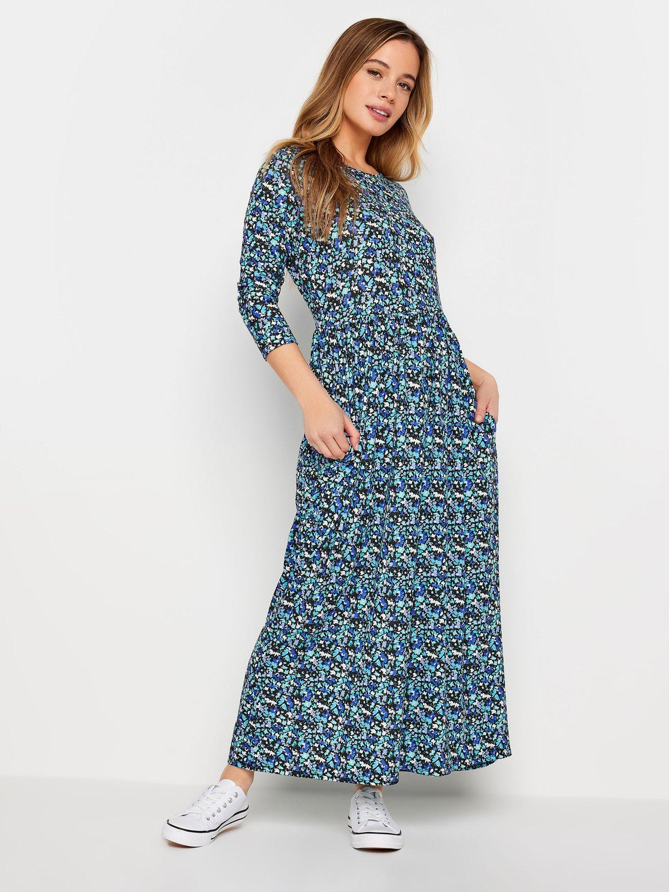 mco-petite-petite-blue-ditsy-pocket-maxi-dressback