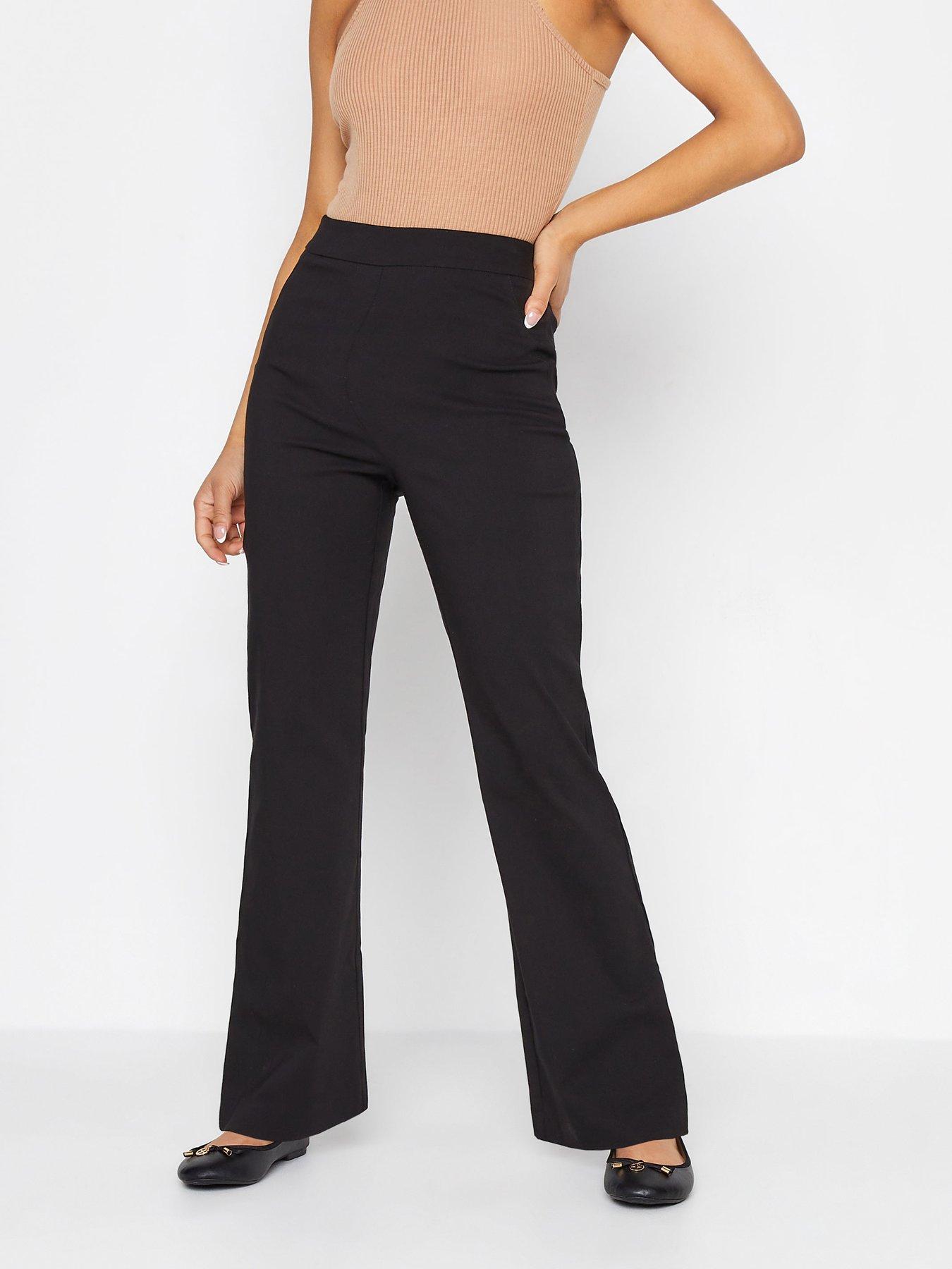 PixieGirl Petite Bootcut Trousers - Black