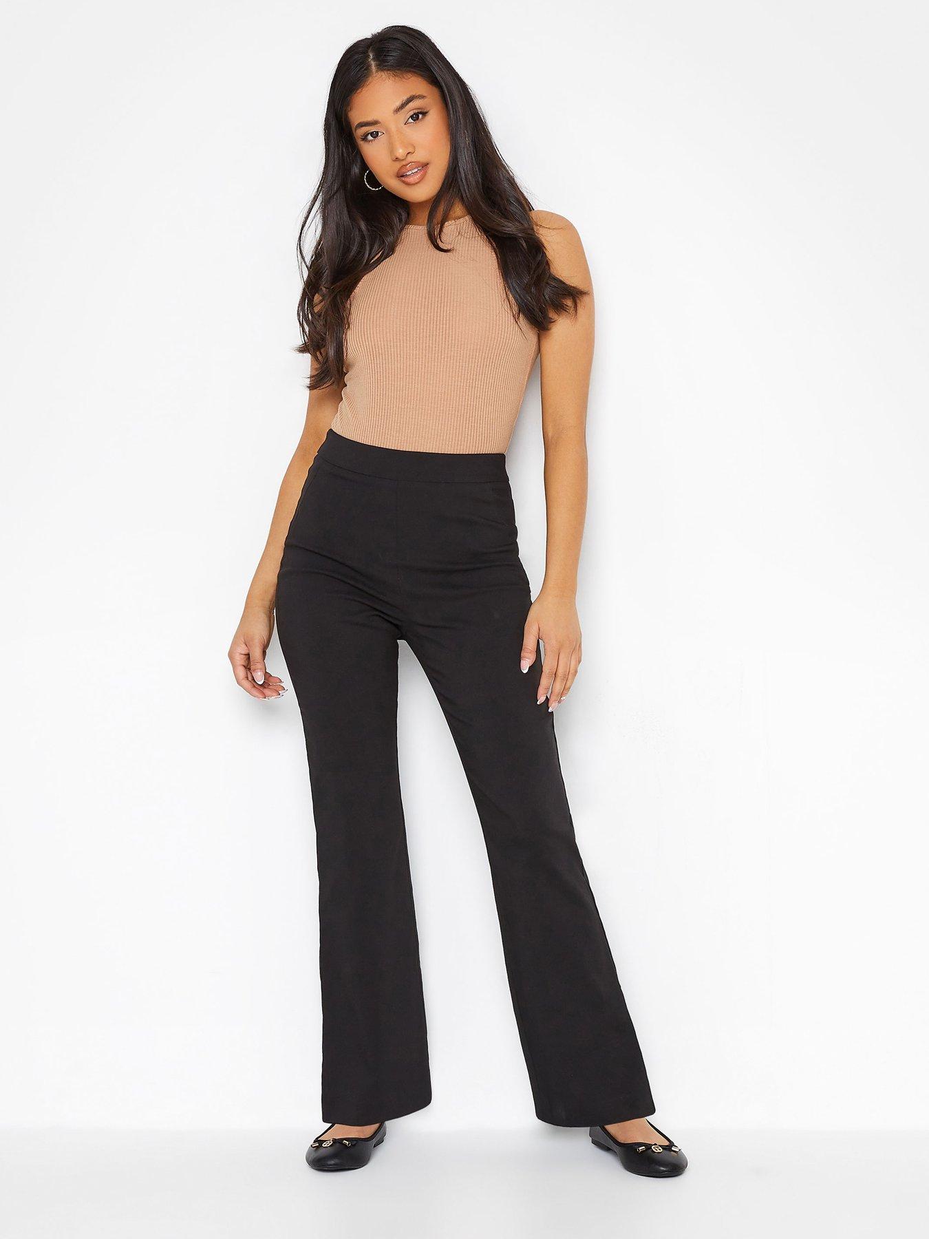 pixiegirl-petite-black-bi-stretch-bootcut-trouser-27back