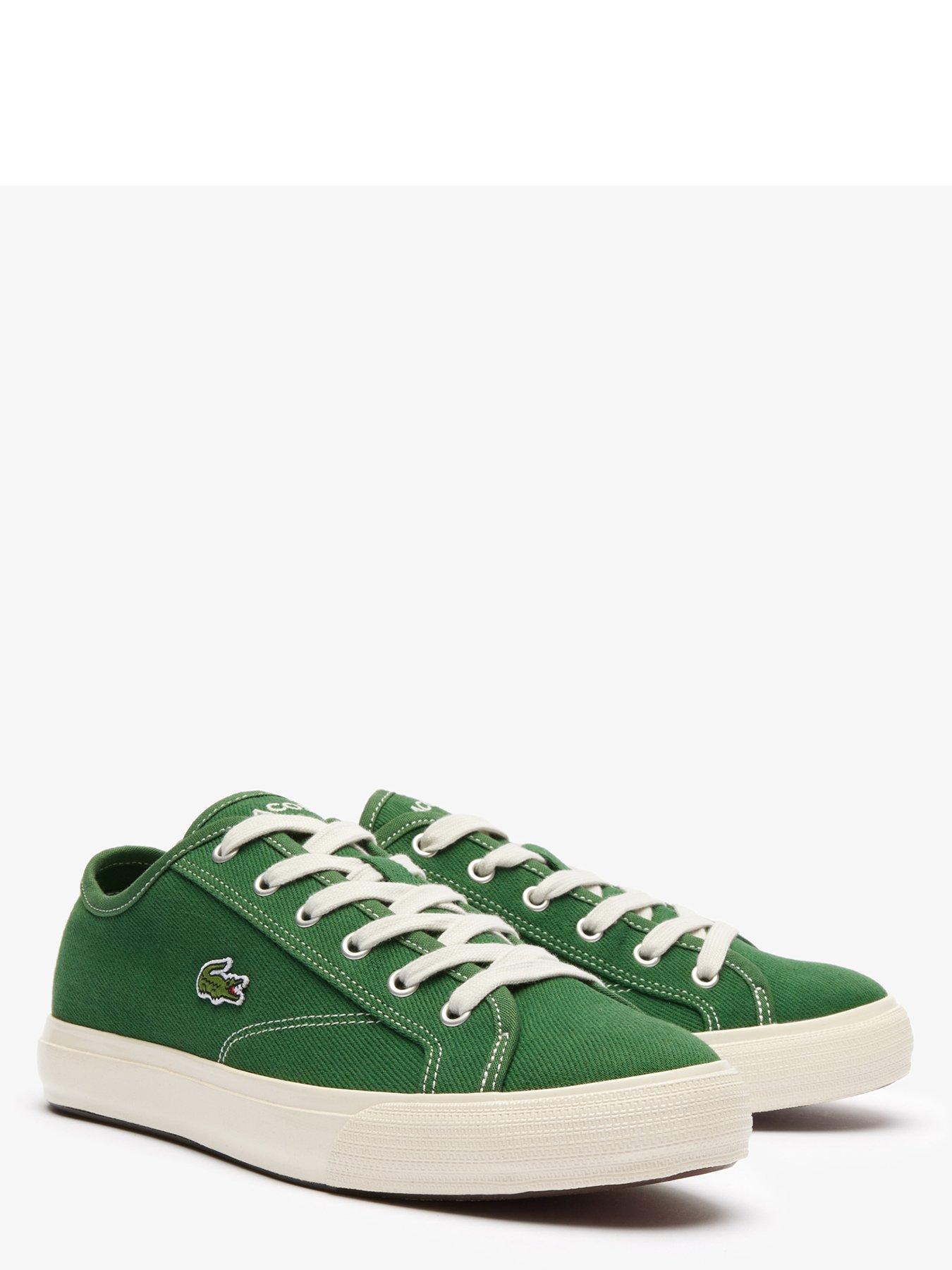 lacoste-lacoste-backcourt-canvas-trainer-greenstillFront