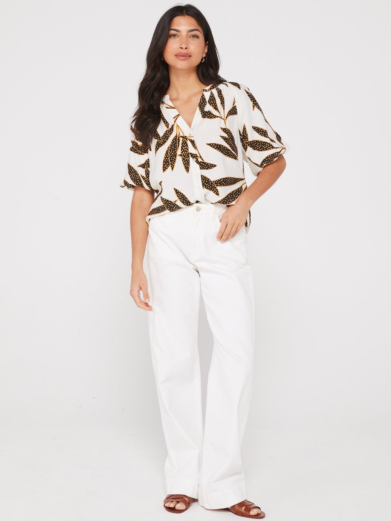 v-by-very-notch-neck-printednbspblouse-whiteback