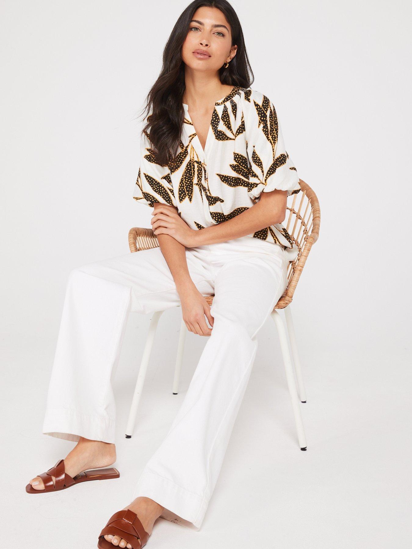 v-by-very-notch-neck-printednbspblouse-whiteoutfit