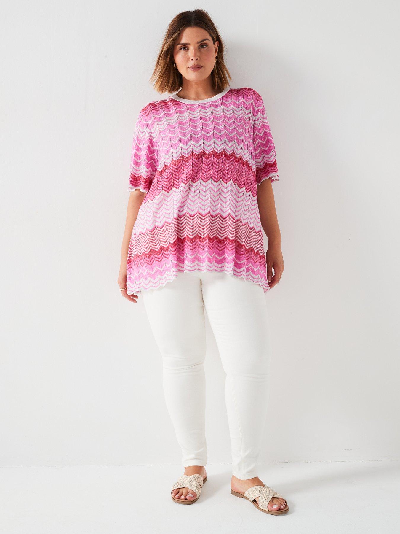 only-curve-knitted-zig-zag-top-pinkback