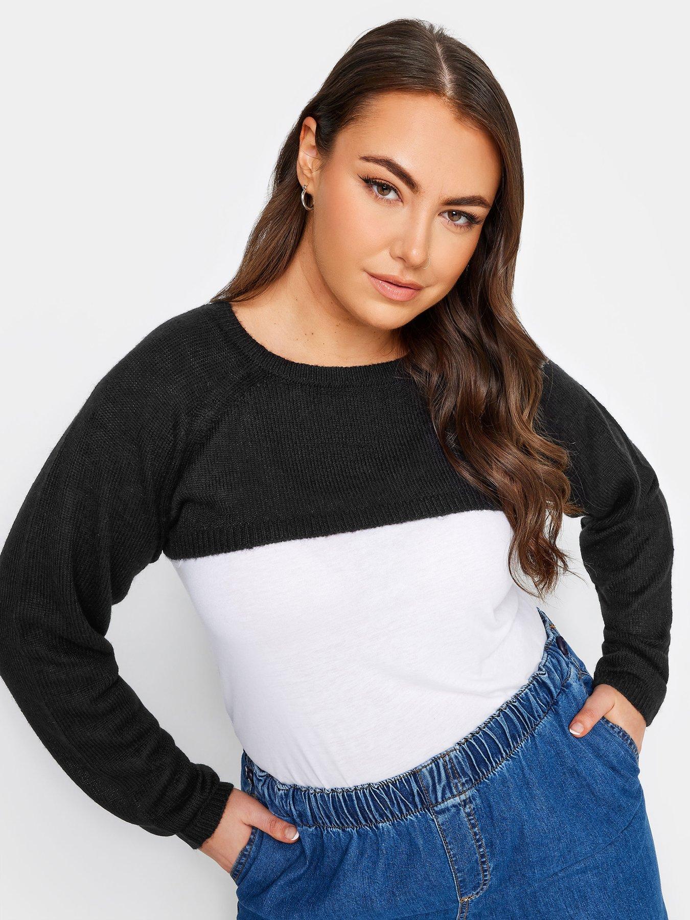 yours-curve-raglan-armwarmer-solid-black