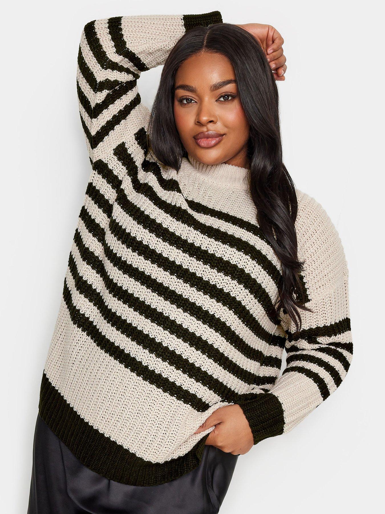 yours-curve-chunky-knit-stripe-jumper--nbspnaturaldetail