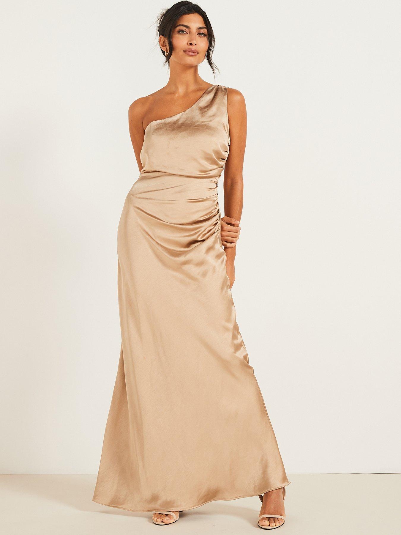 six-stories-one-shoulder-satin-bridesmaid-dress-champagnedetail