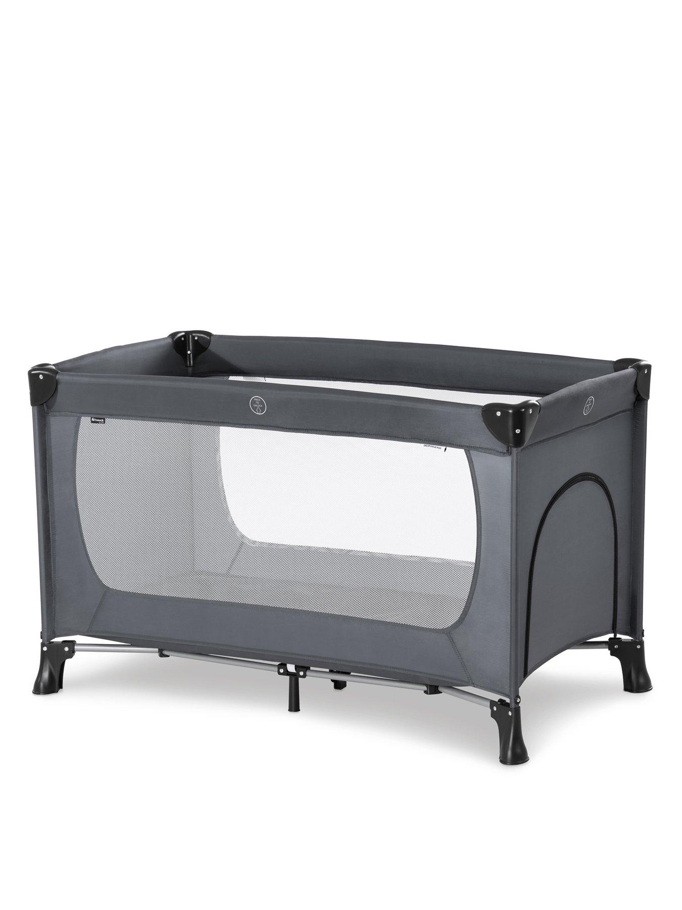 Image 1 of 7 of Hauck Dream N Play Plus Travel Cot- Grey