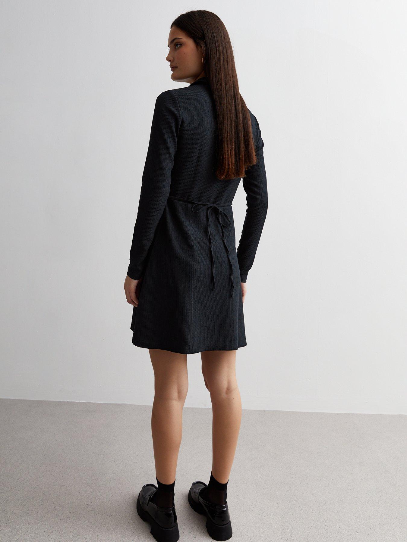 new-look-crinkle-jersey-mini-shirt-dress-blackstillFront