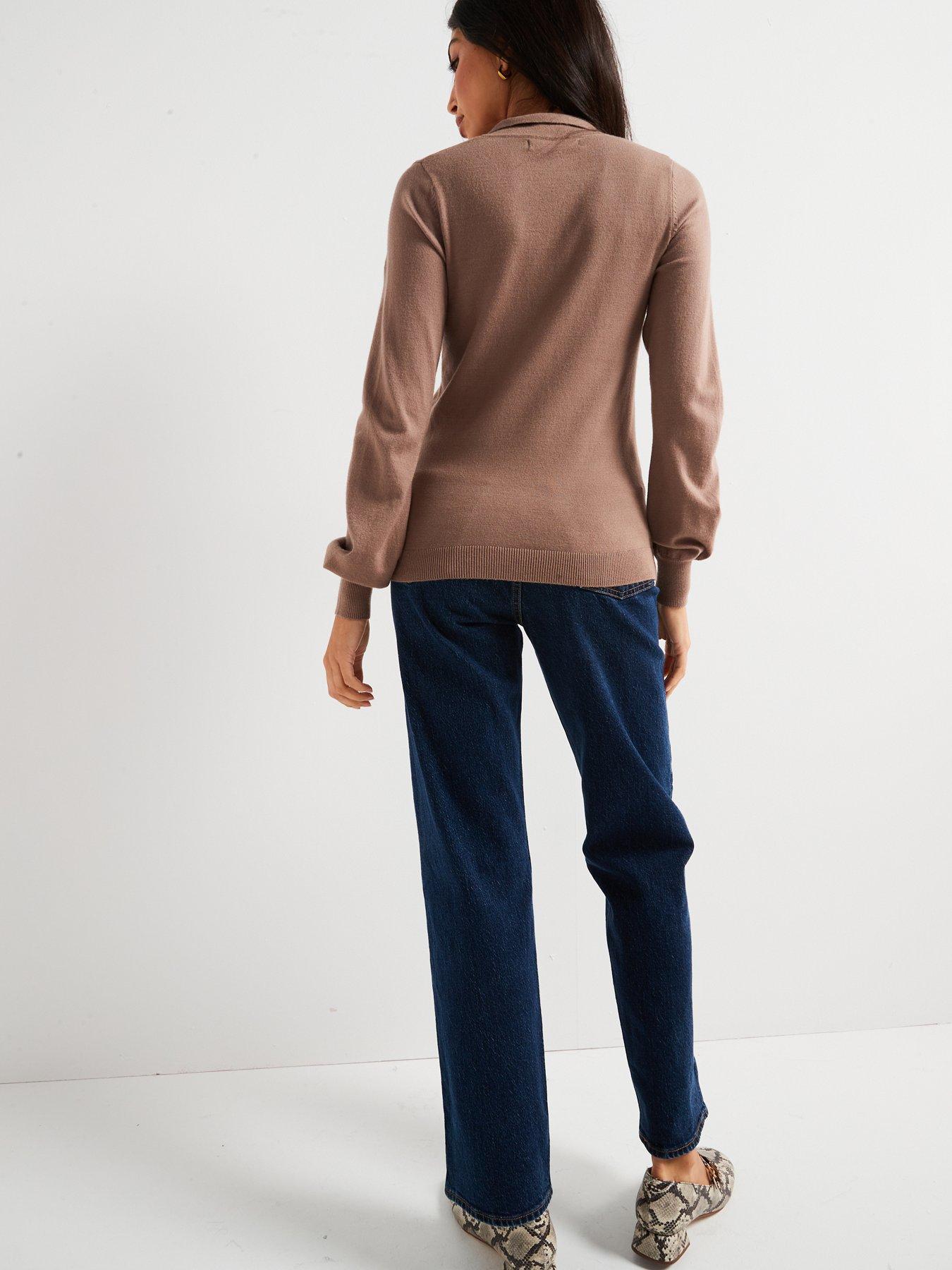 everyday-relaxed-collared-jumper-browndetail