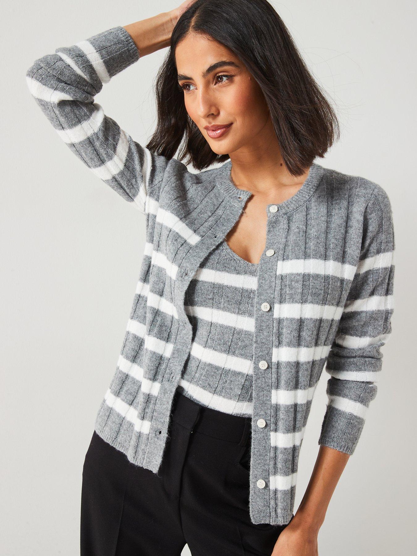 v-by-very-stripe-knitted-crew-neck-cardigan-coord-greydetail