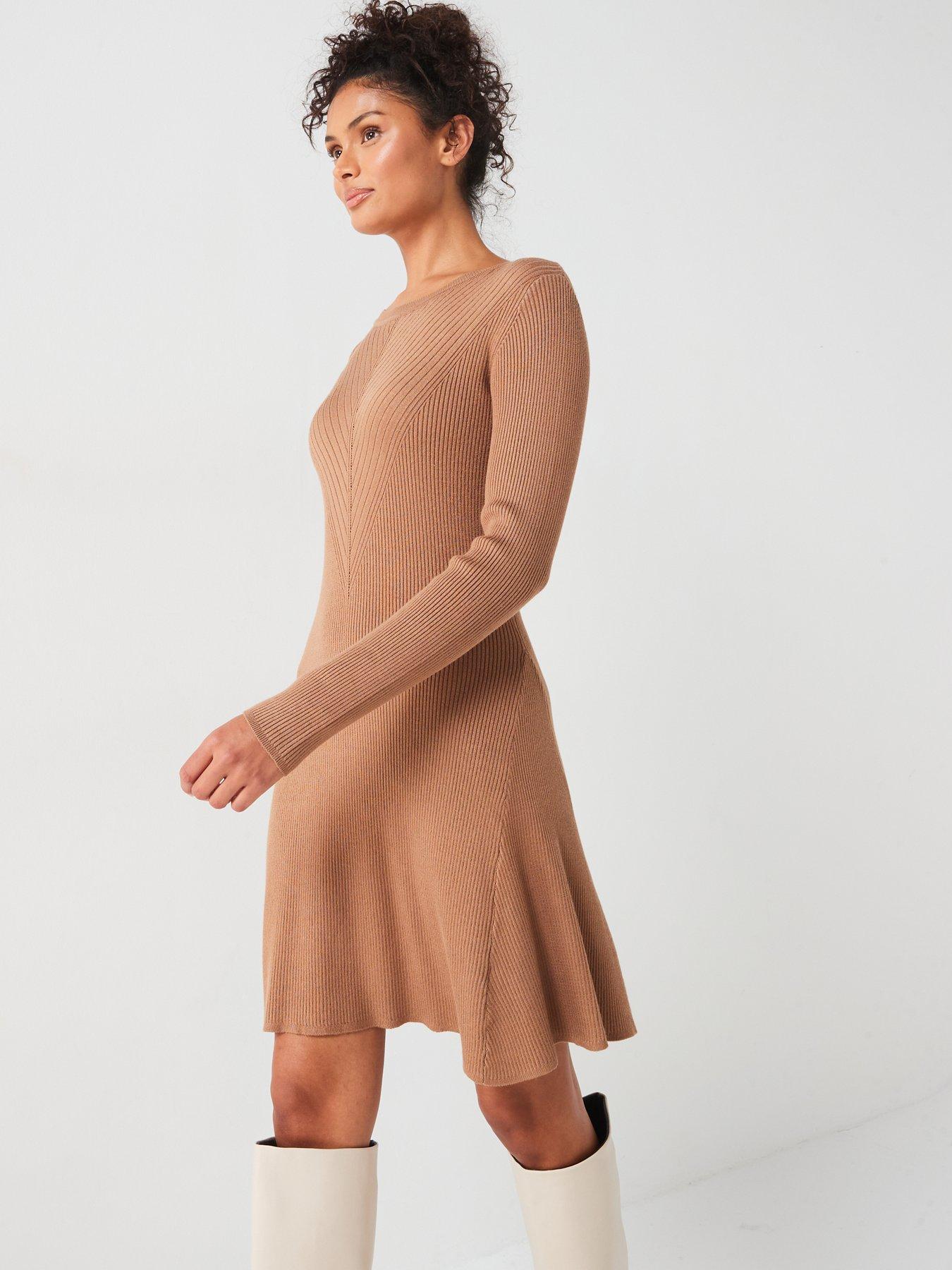 v-by-very-fit-amp-flare-seam-mini-dress-naturaloutfit