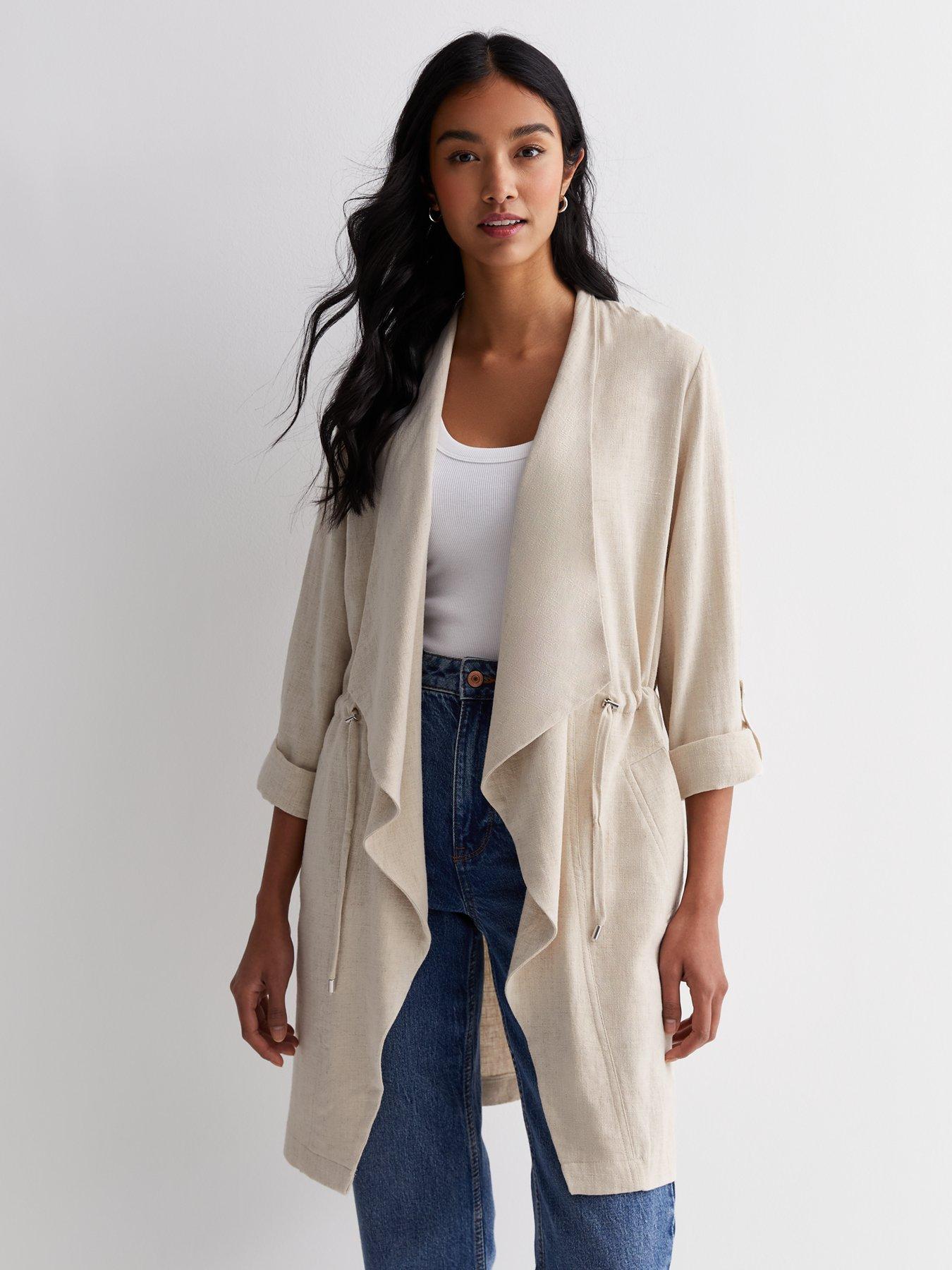 new-look-stone-waterfall-duster-jacket