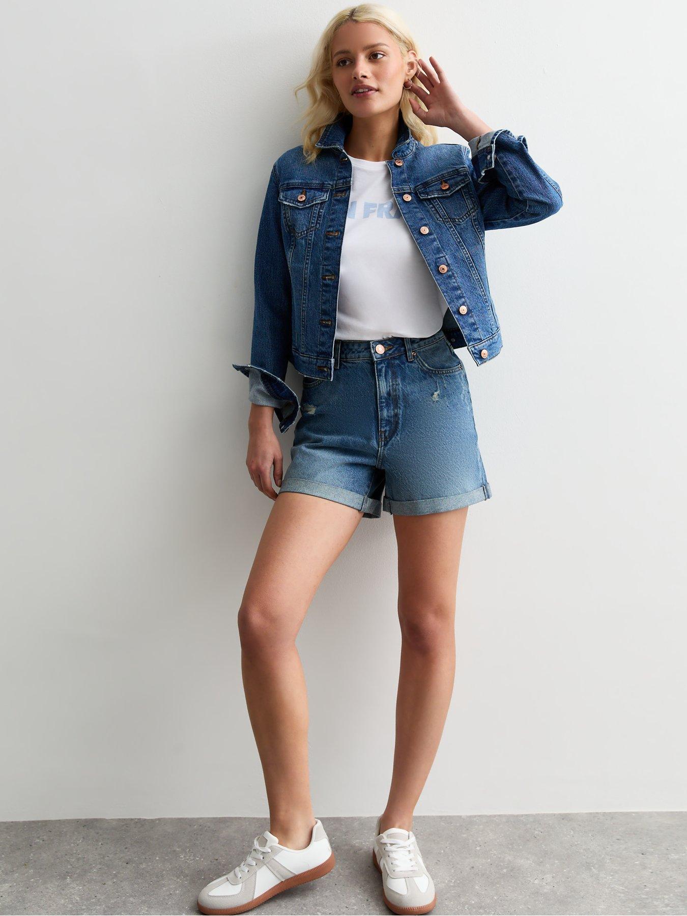 new-look-blue-distressed-denim-boyfriend-shortsdetail