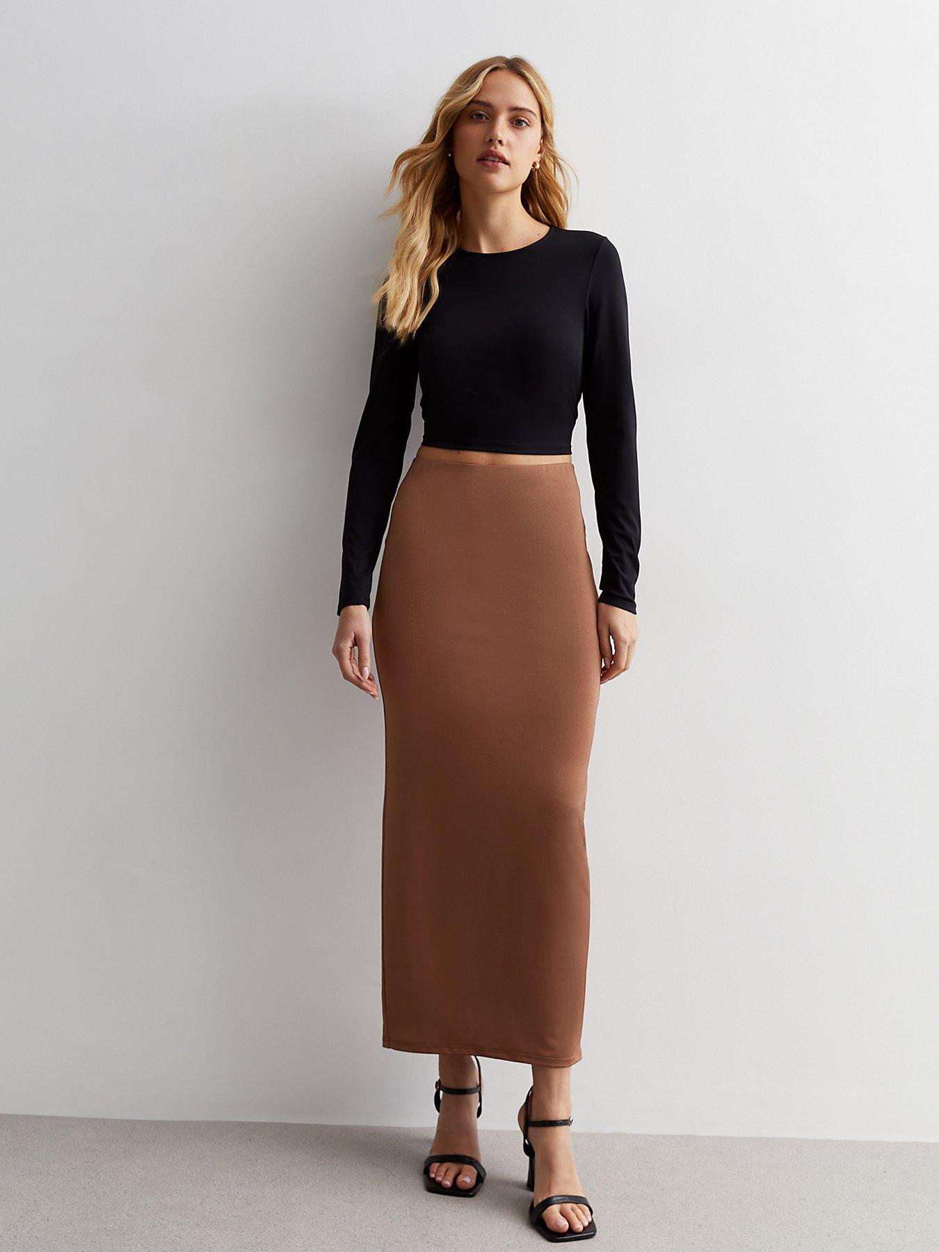 new-look-rust-slinky-jersey-high-waist-midi-skirtback