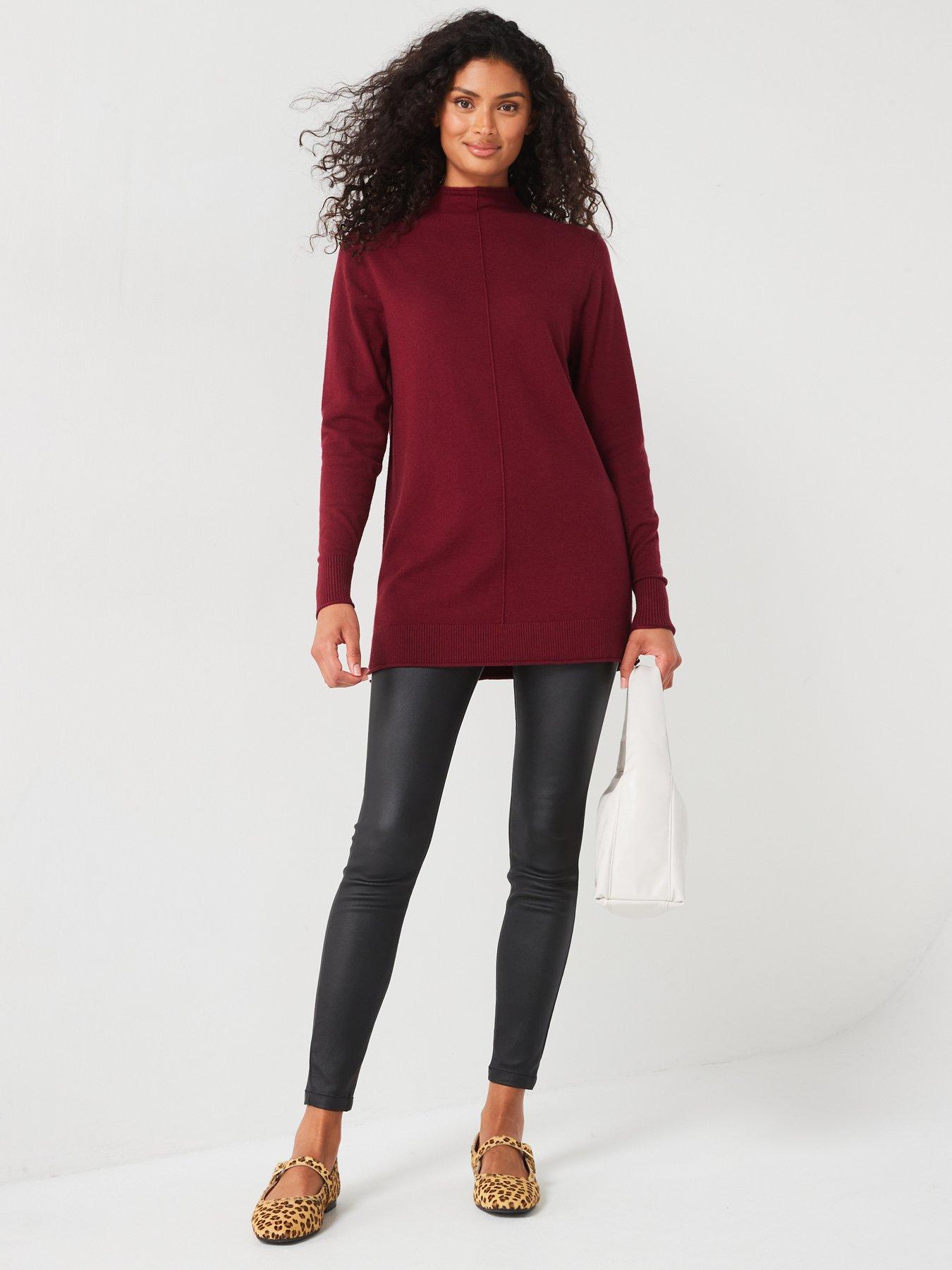 everyday-funnel-neck-seam-detail-longline-jumper-burgundyback